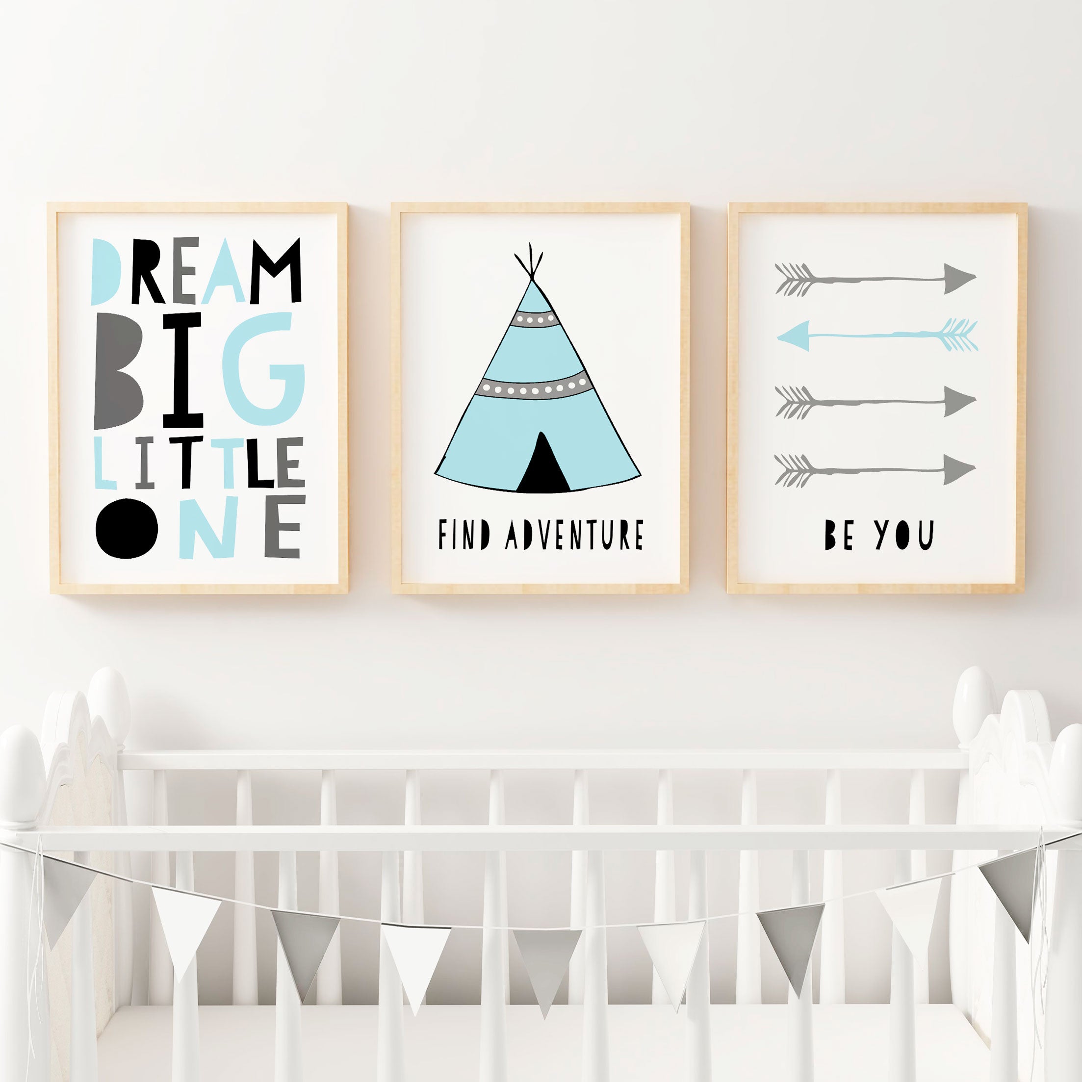 Tribal Teepee, Arrows & Dream Big Prints