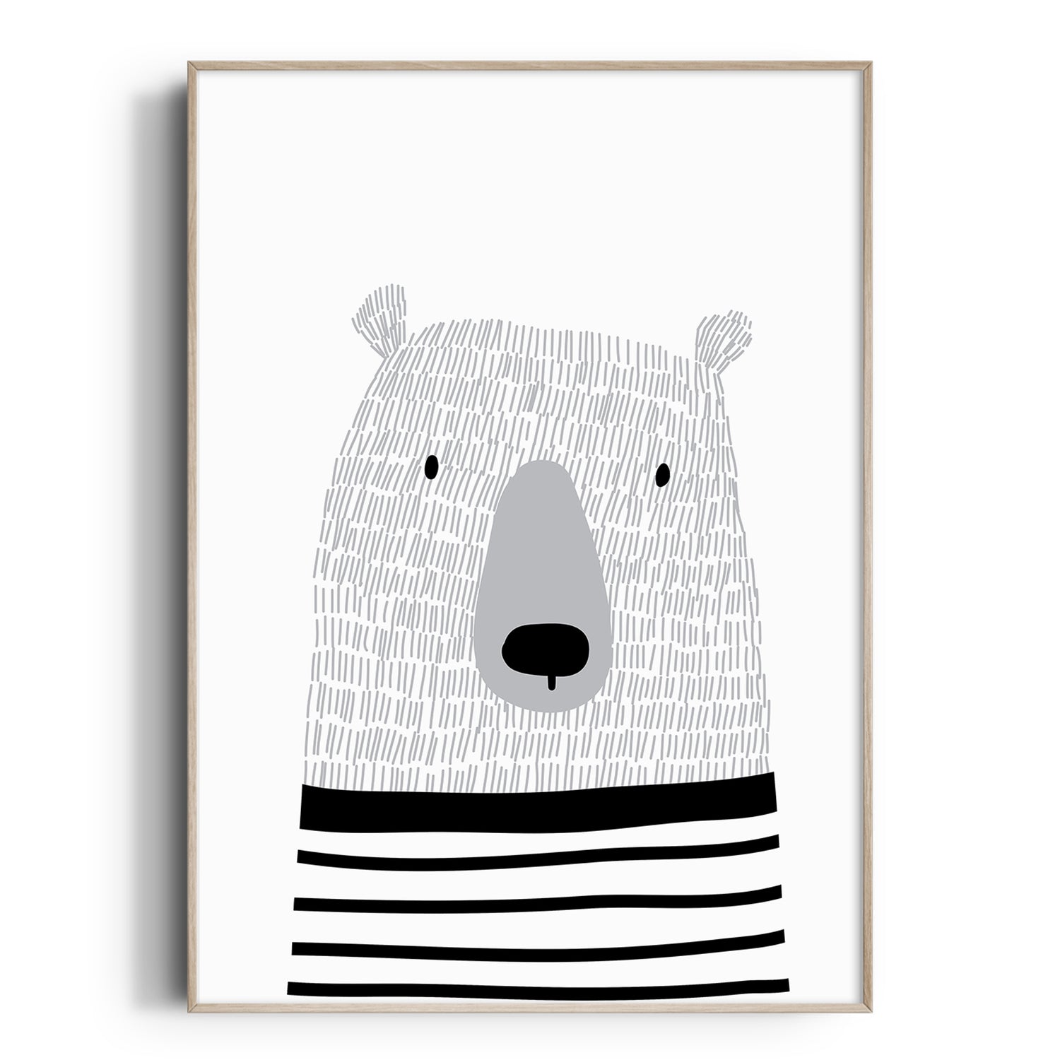 Scandi Bear Print