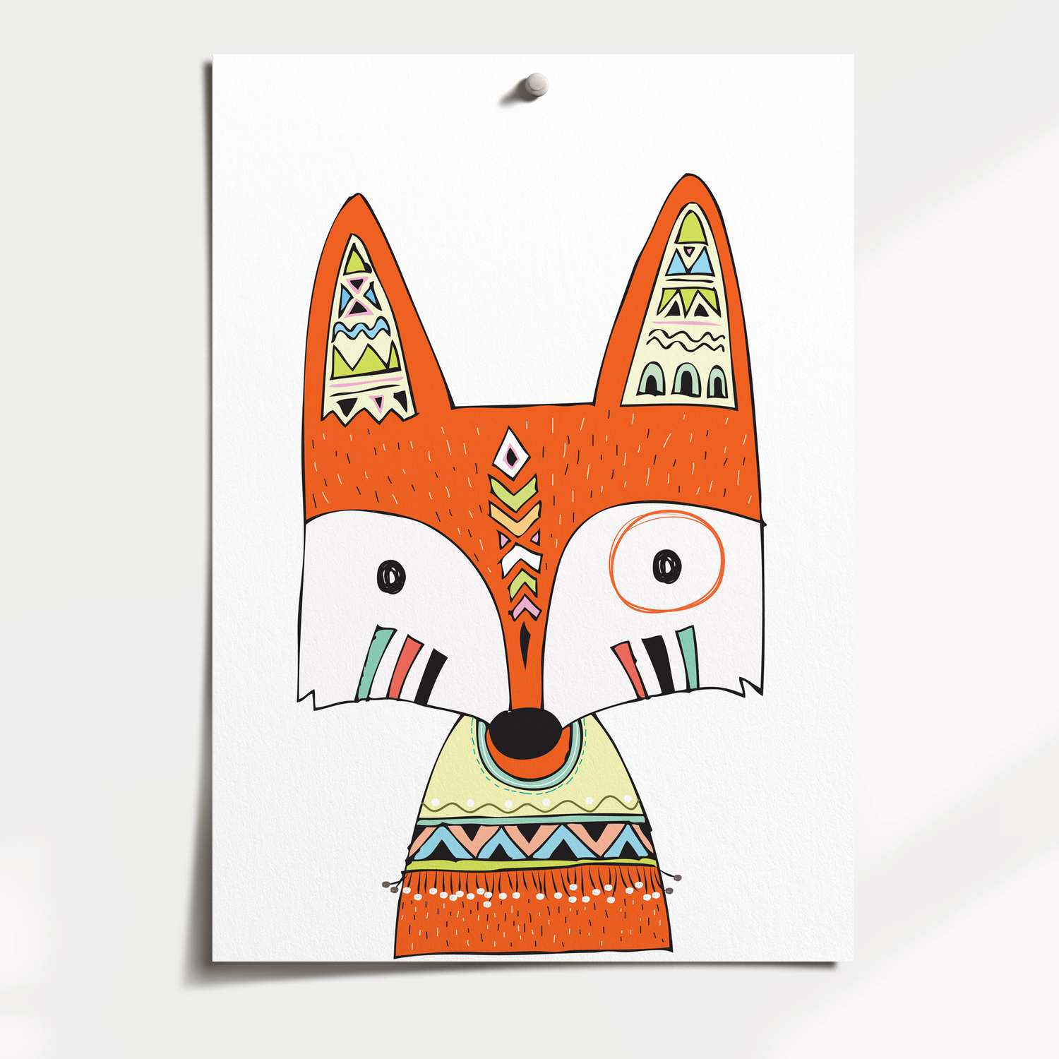 Set of 3 Tribal Animal Prints