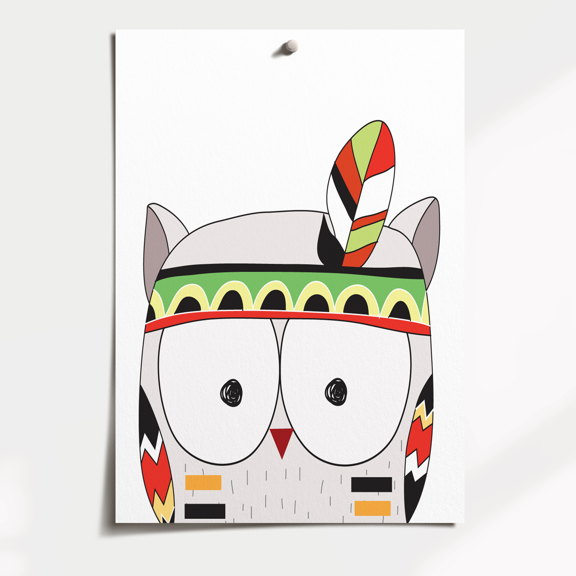 Set of 3 Tribal Animal Prints