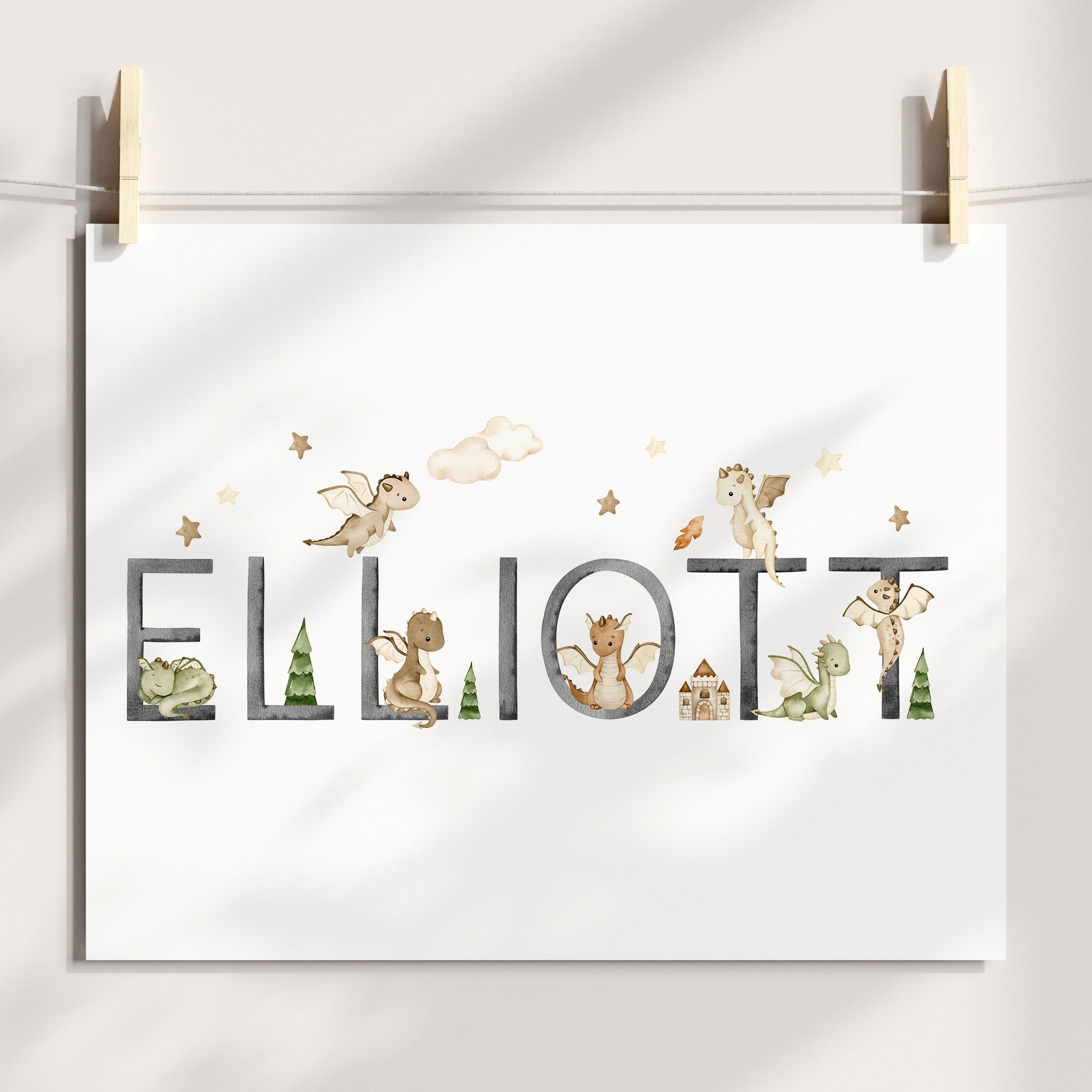 Dragon Name Print