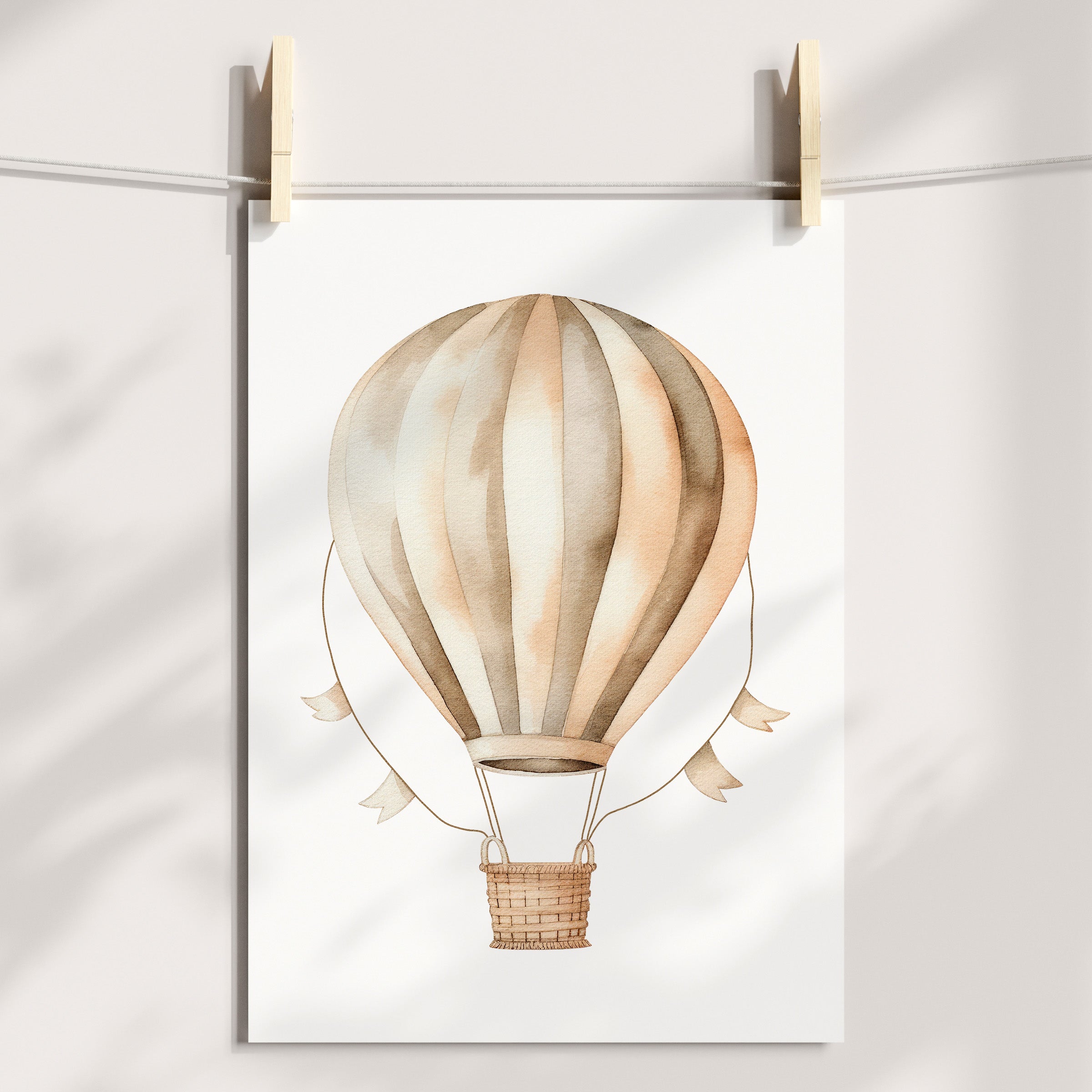 Hot Air Balloon Print
