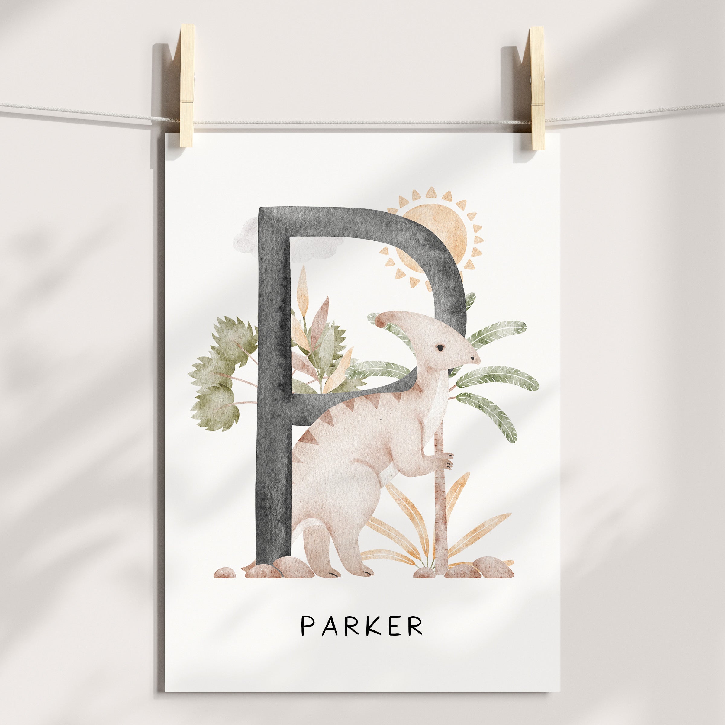 Dinosaur Name, Alphabet & Chart Prints - Choose Your Dinosaur