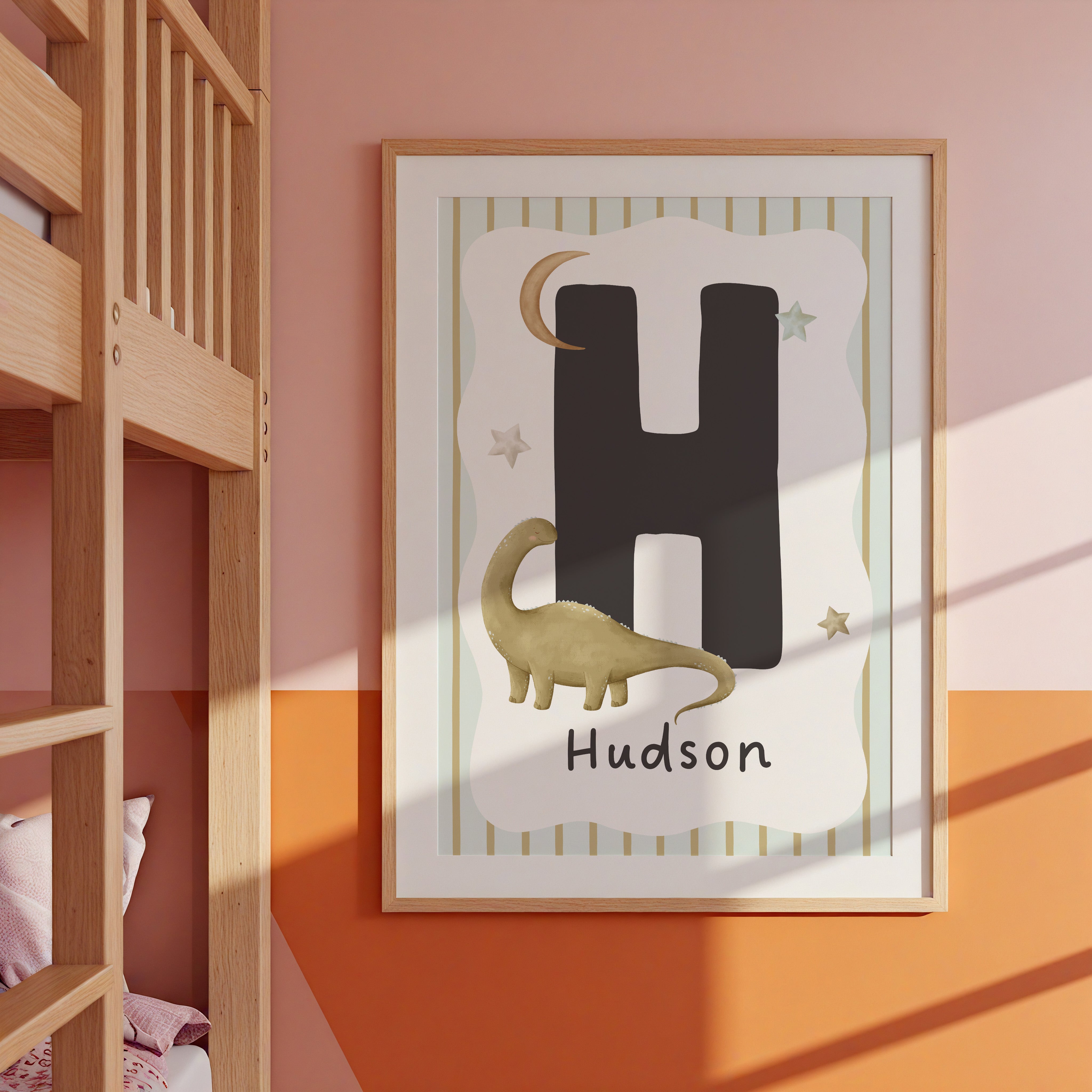 Dinosaur Letter & Name Print
