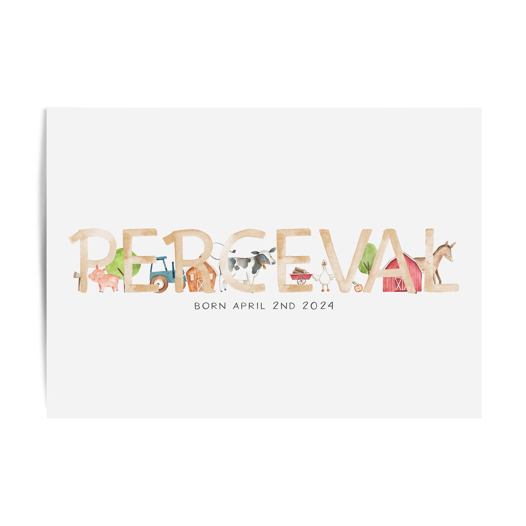 Farm Name Print