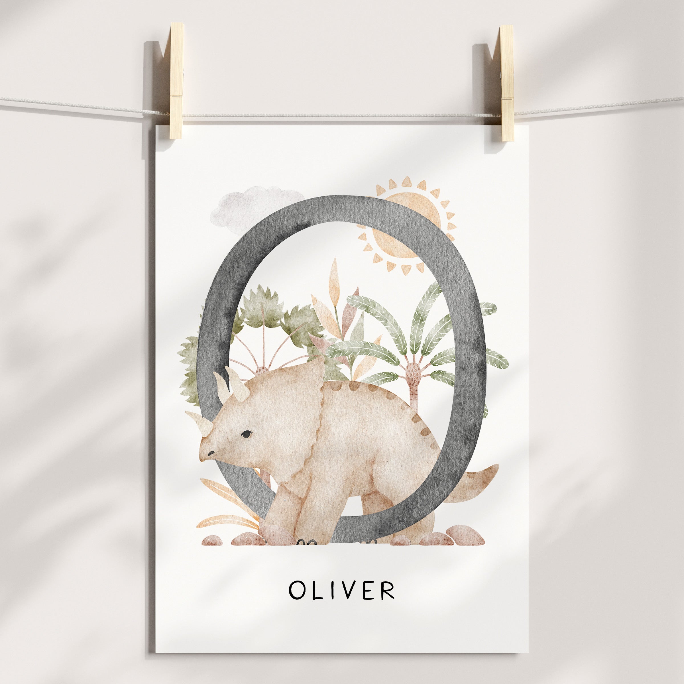 Dinosaur Name, Alphabet & Chart Prints - Choose Your Dinosaur