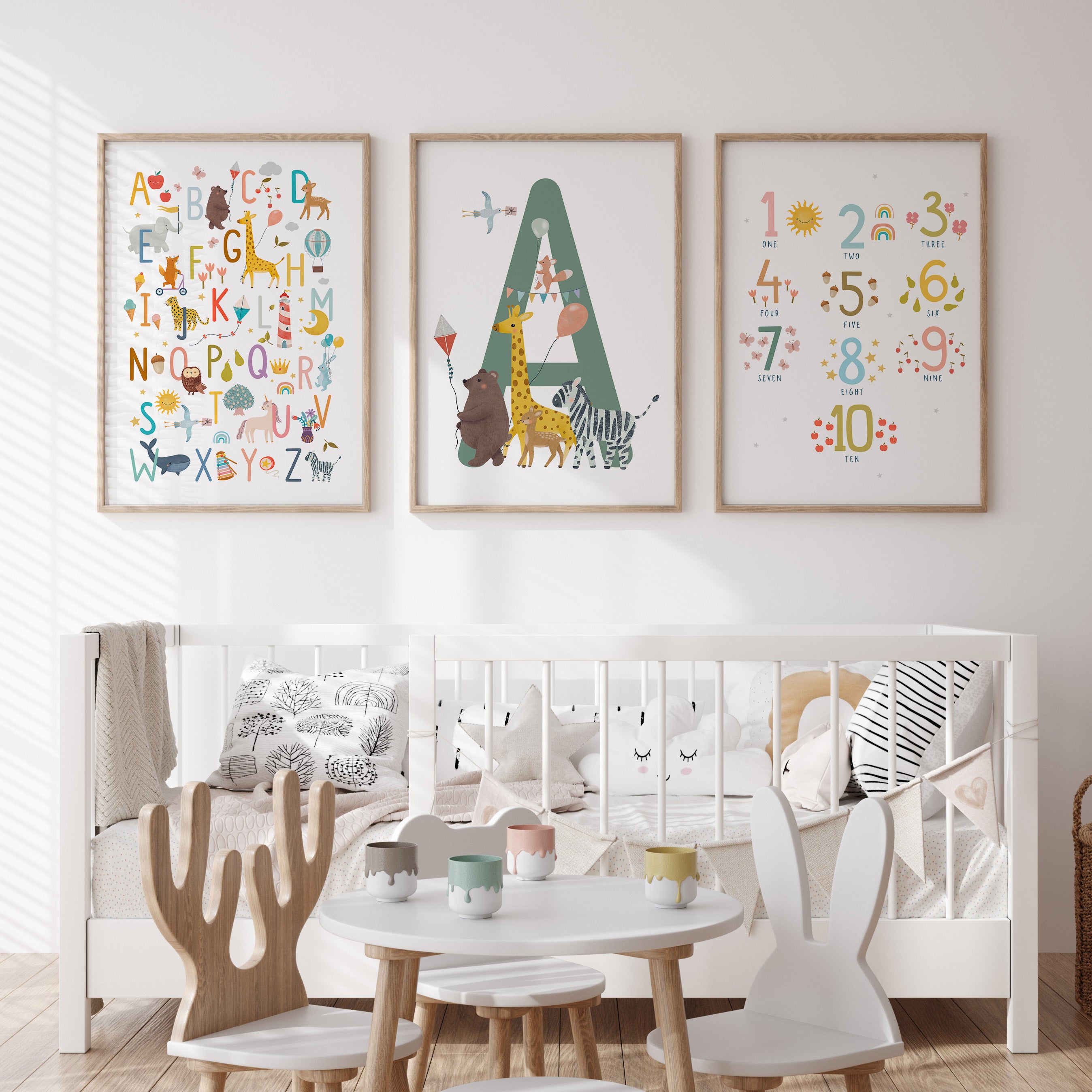 Little Adventure Alphabet, Numbers & Initial Prints