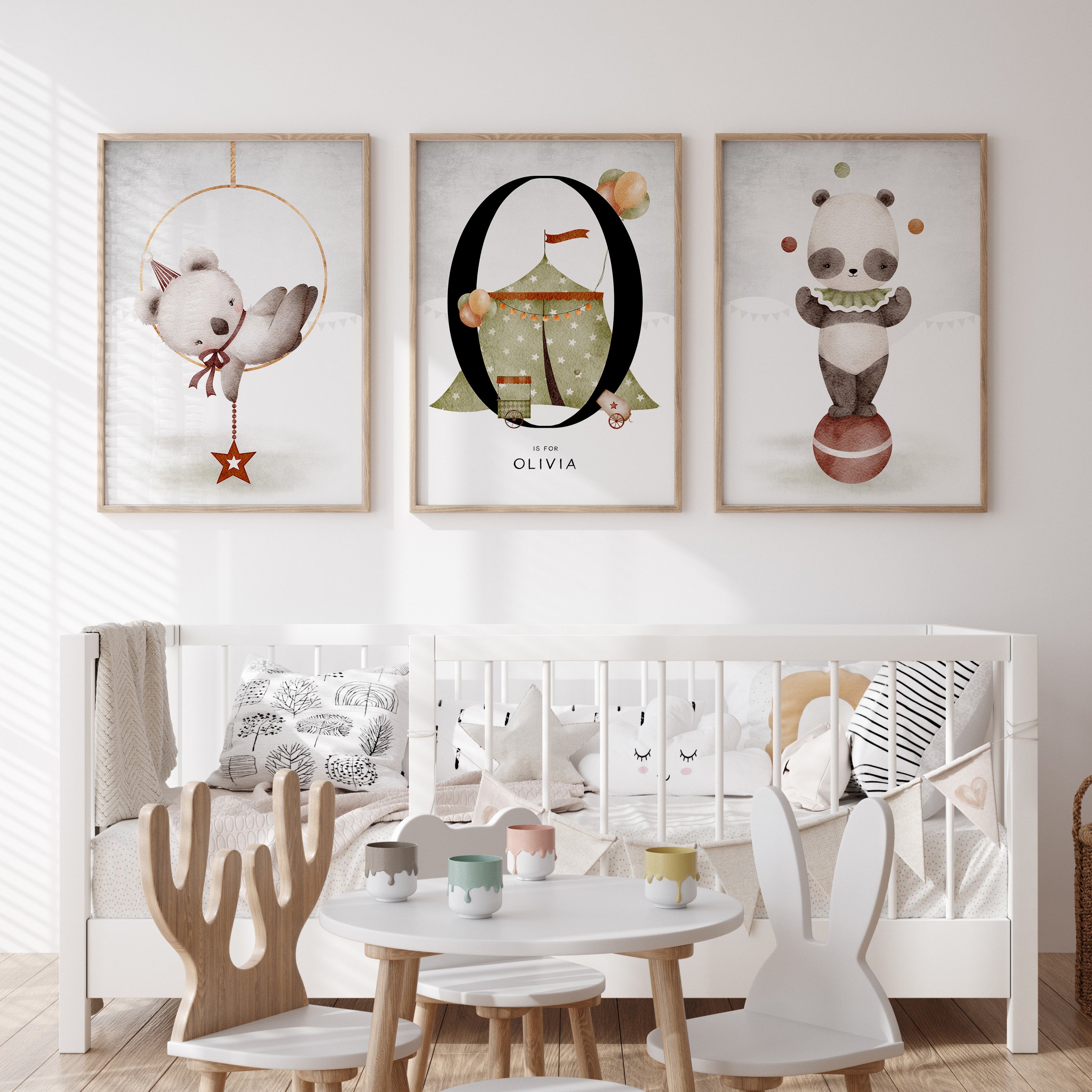Circus Animals & Name Print - Mix & Match