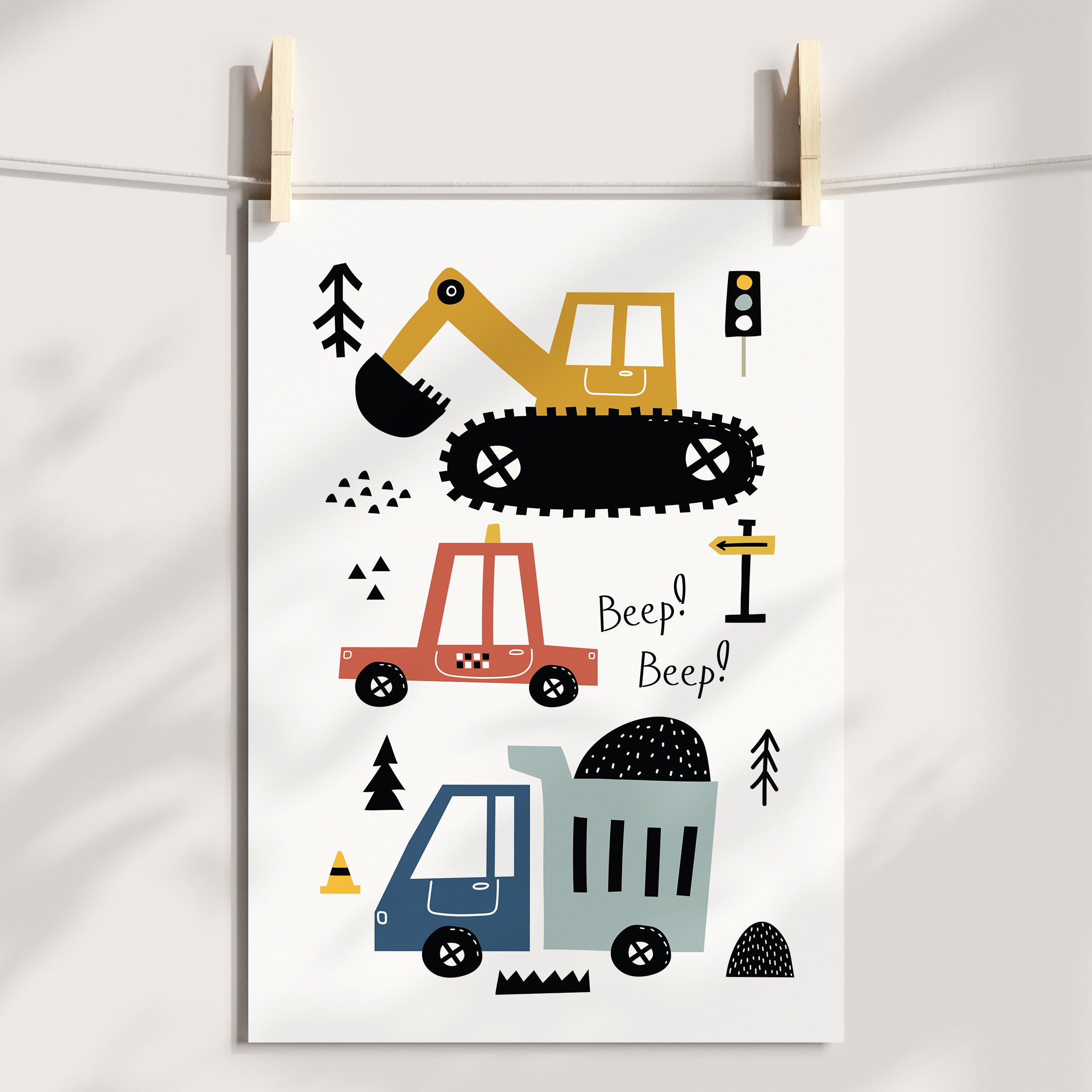 Transportation Vehicles & Name Prints