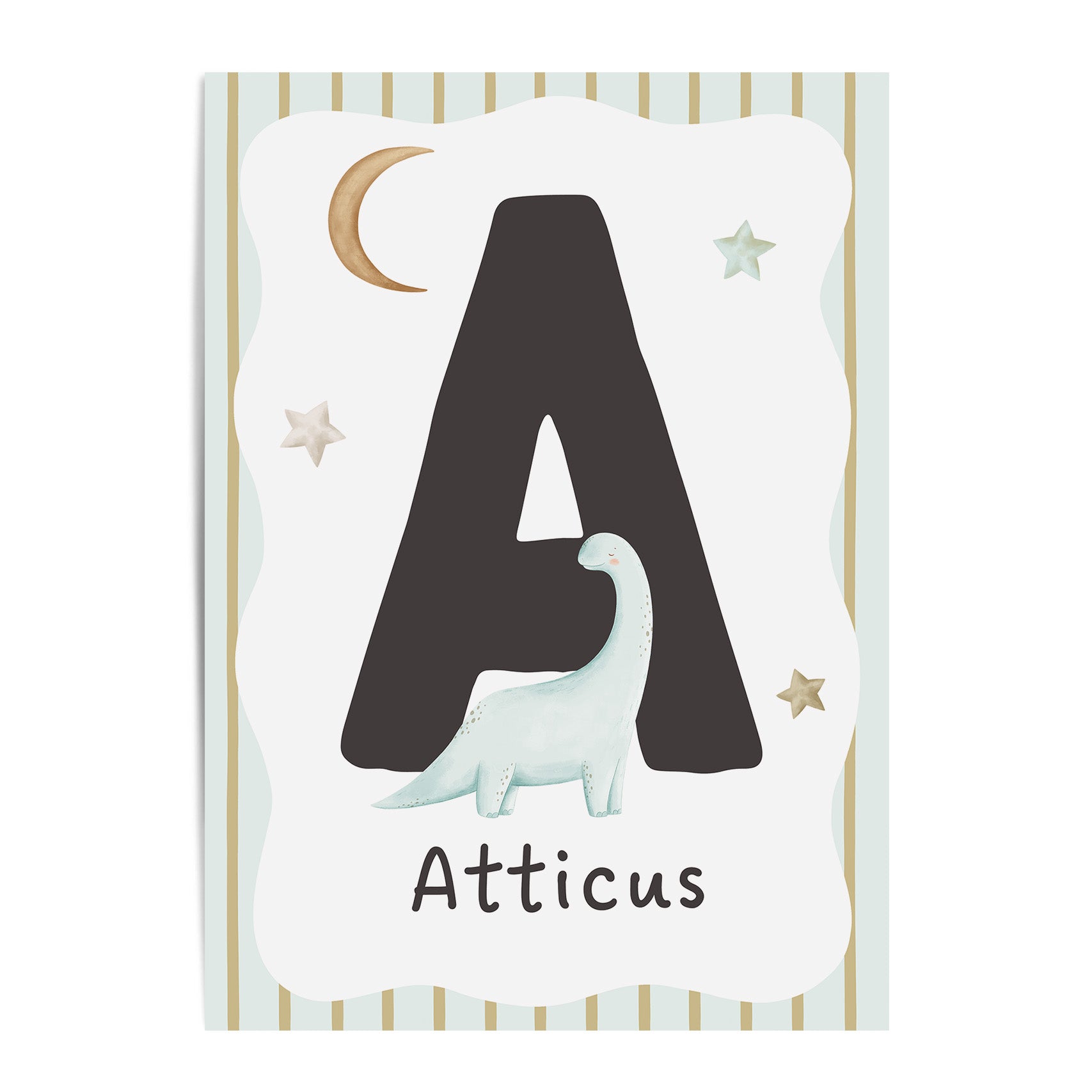Dinosaur Letter & Name Print