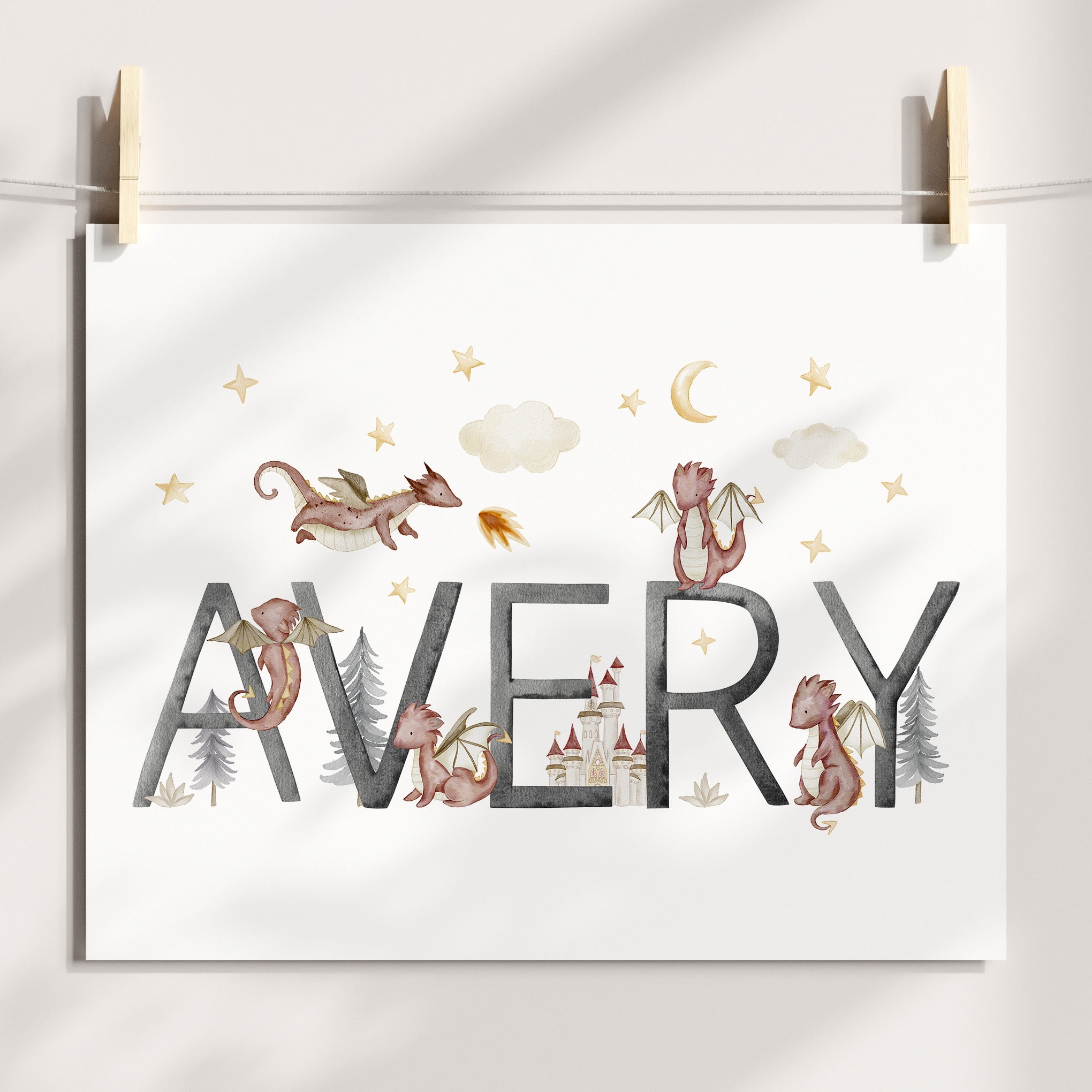 Dragon Name Print