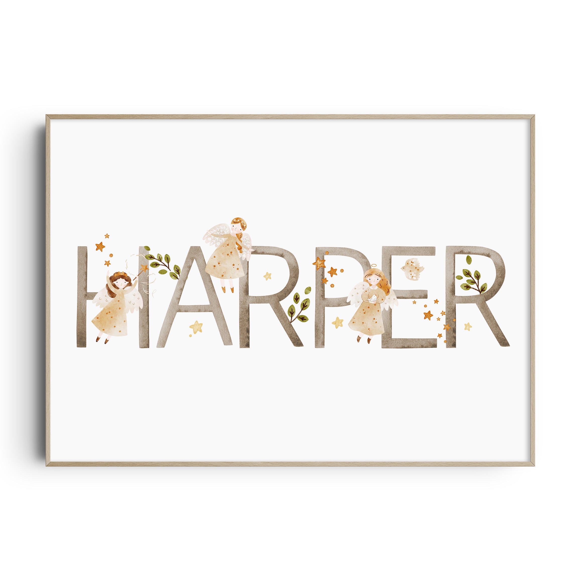 Fairy Name & Birth Print