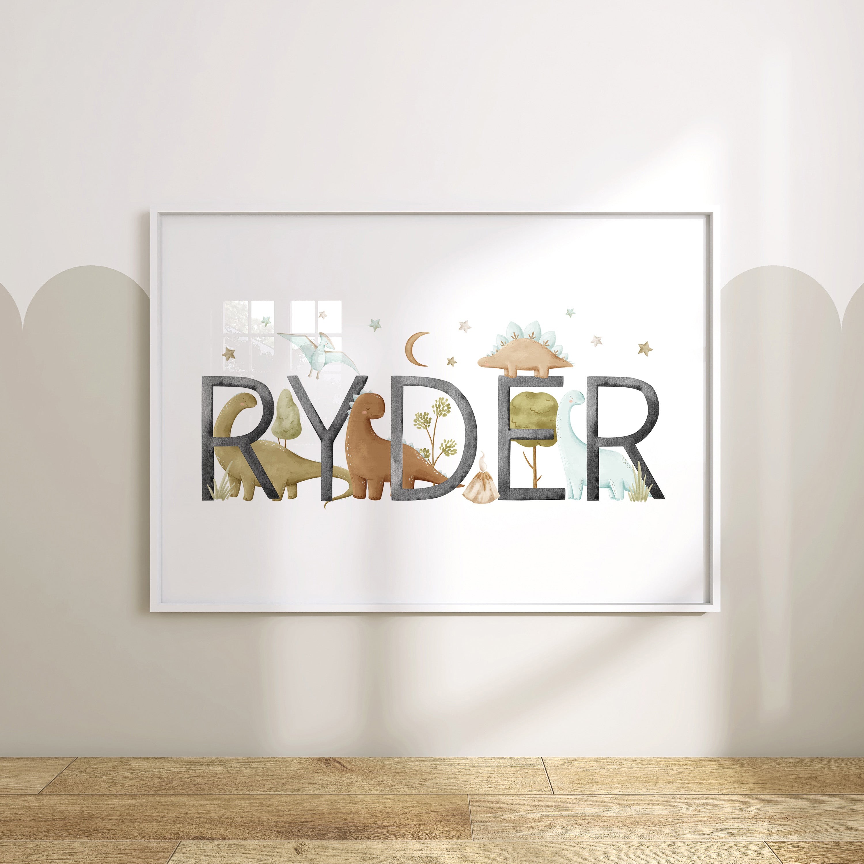 Dinosaur Name Print