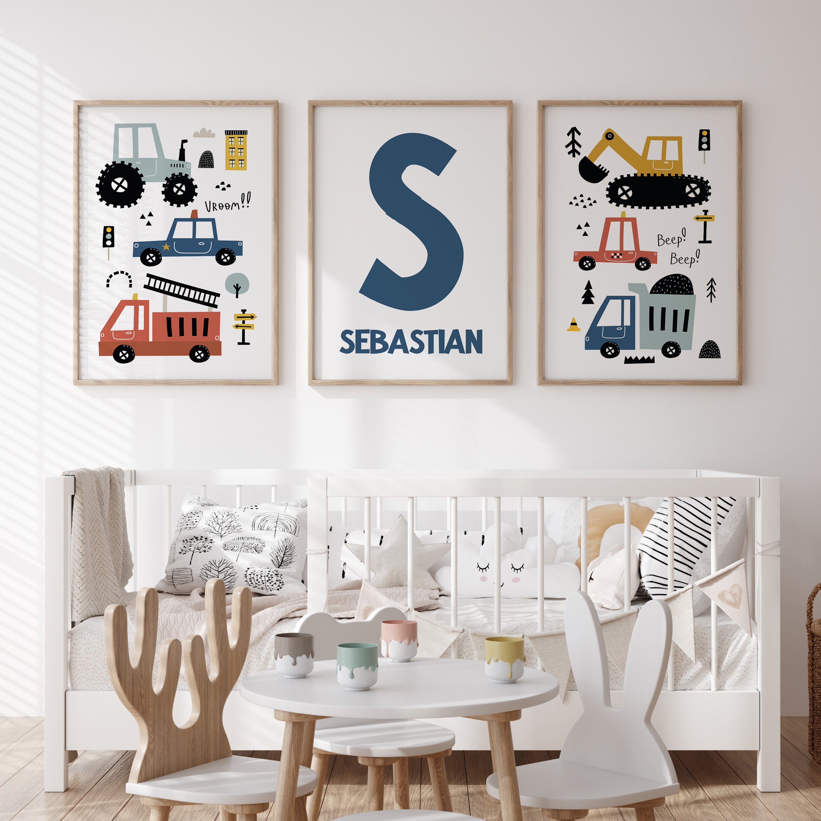 Transportation Vehicles & Name Prints