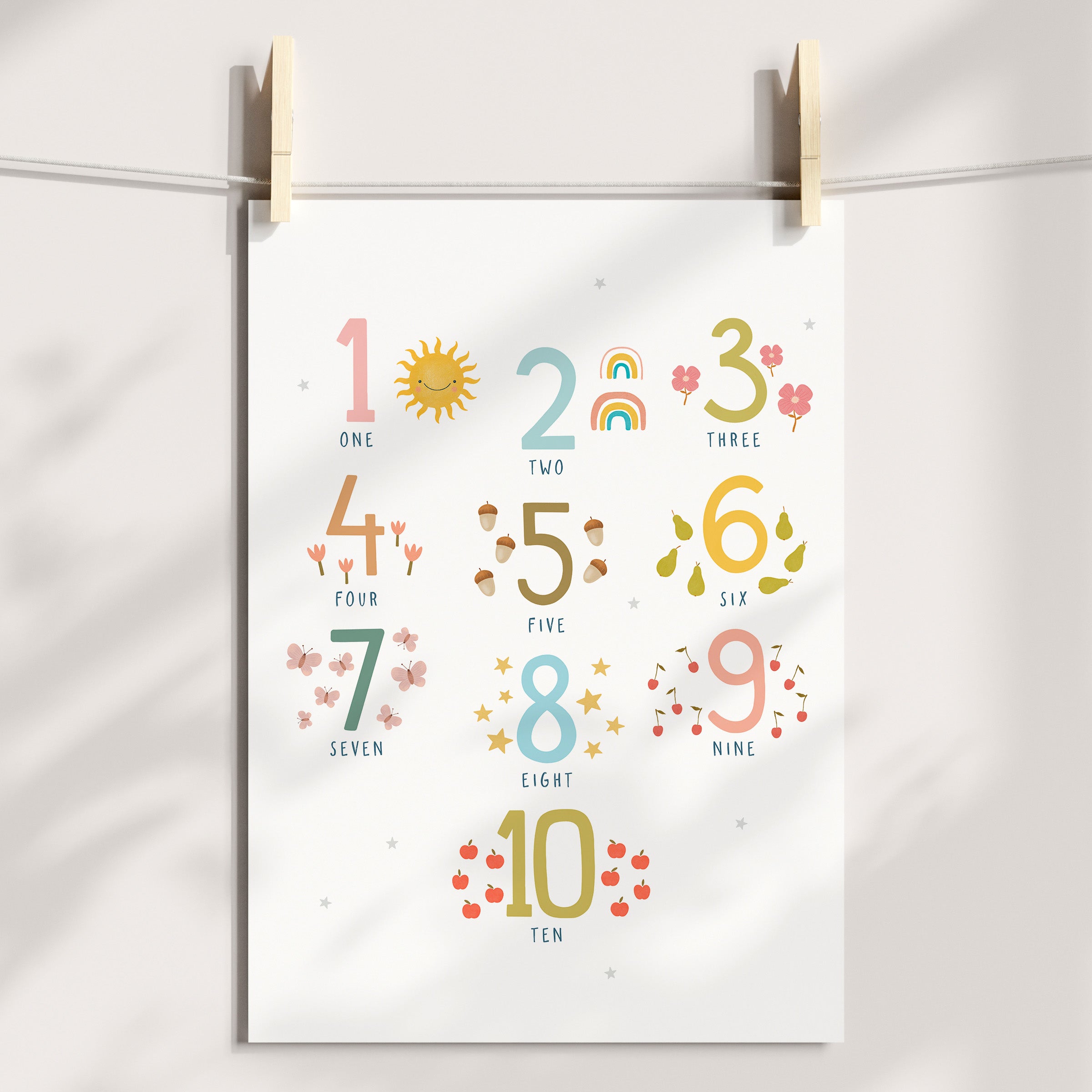 Little Adventure Number Print