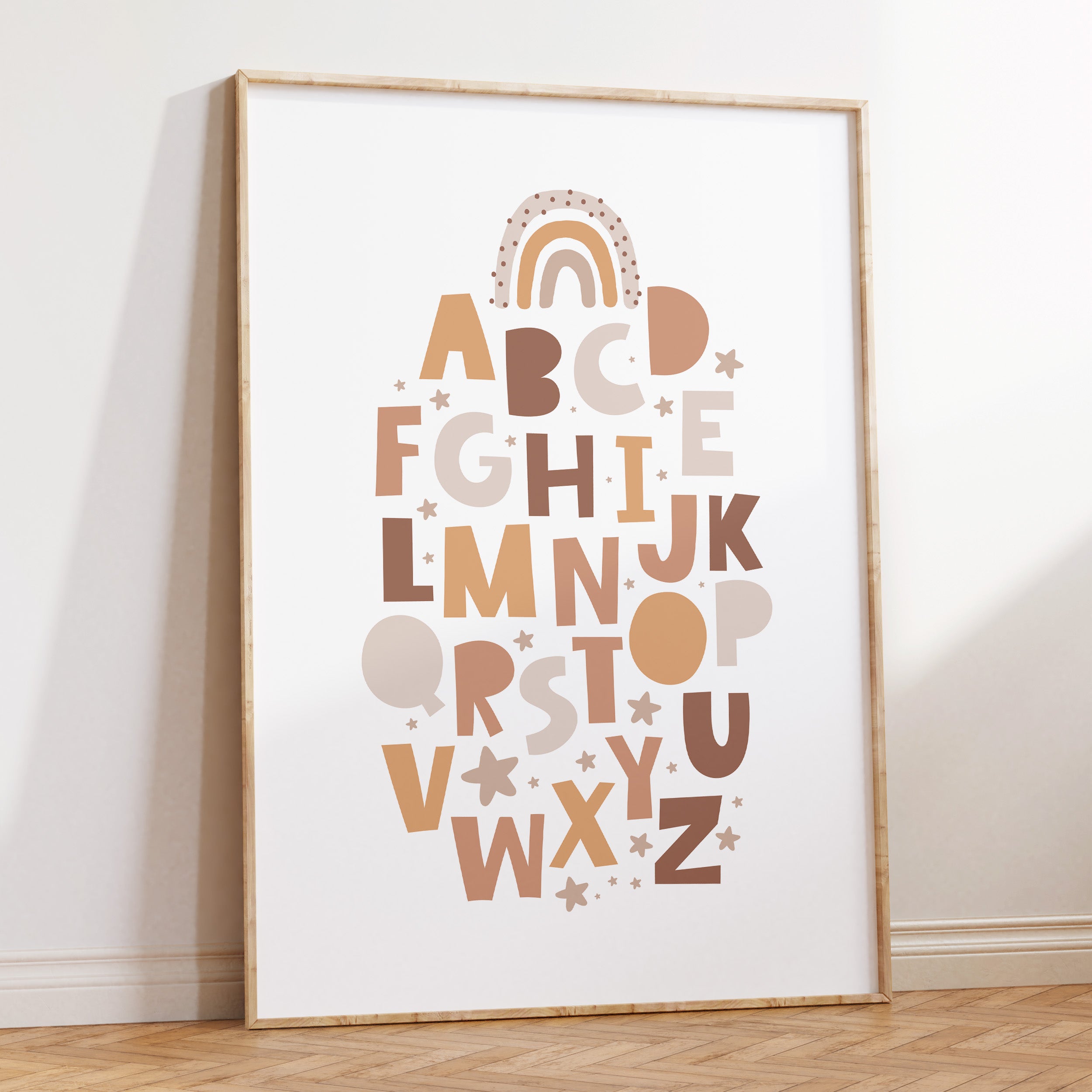 Boho Alphabet Print