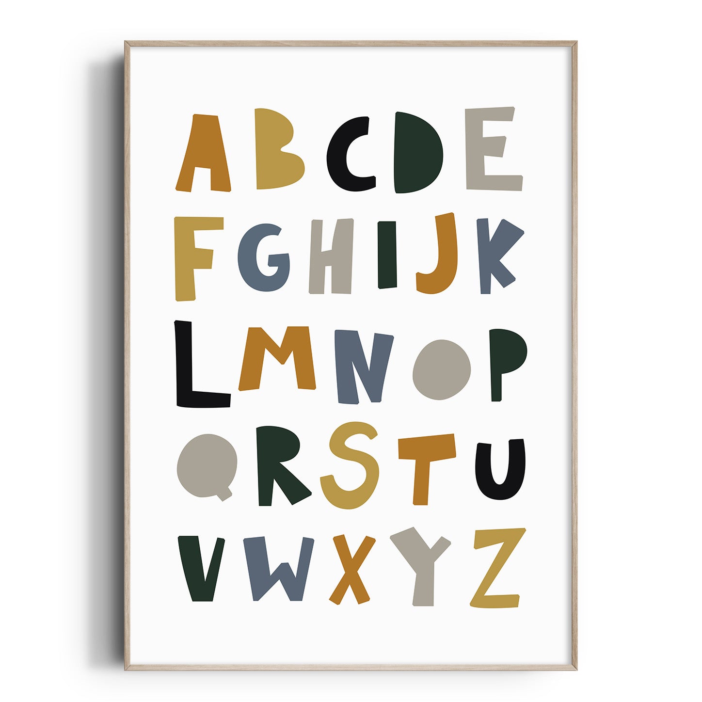 Jungle Alphabet Print