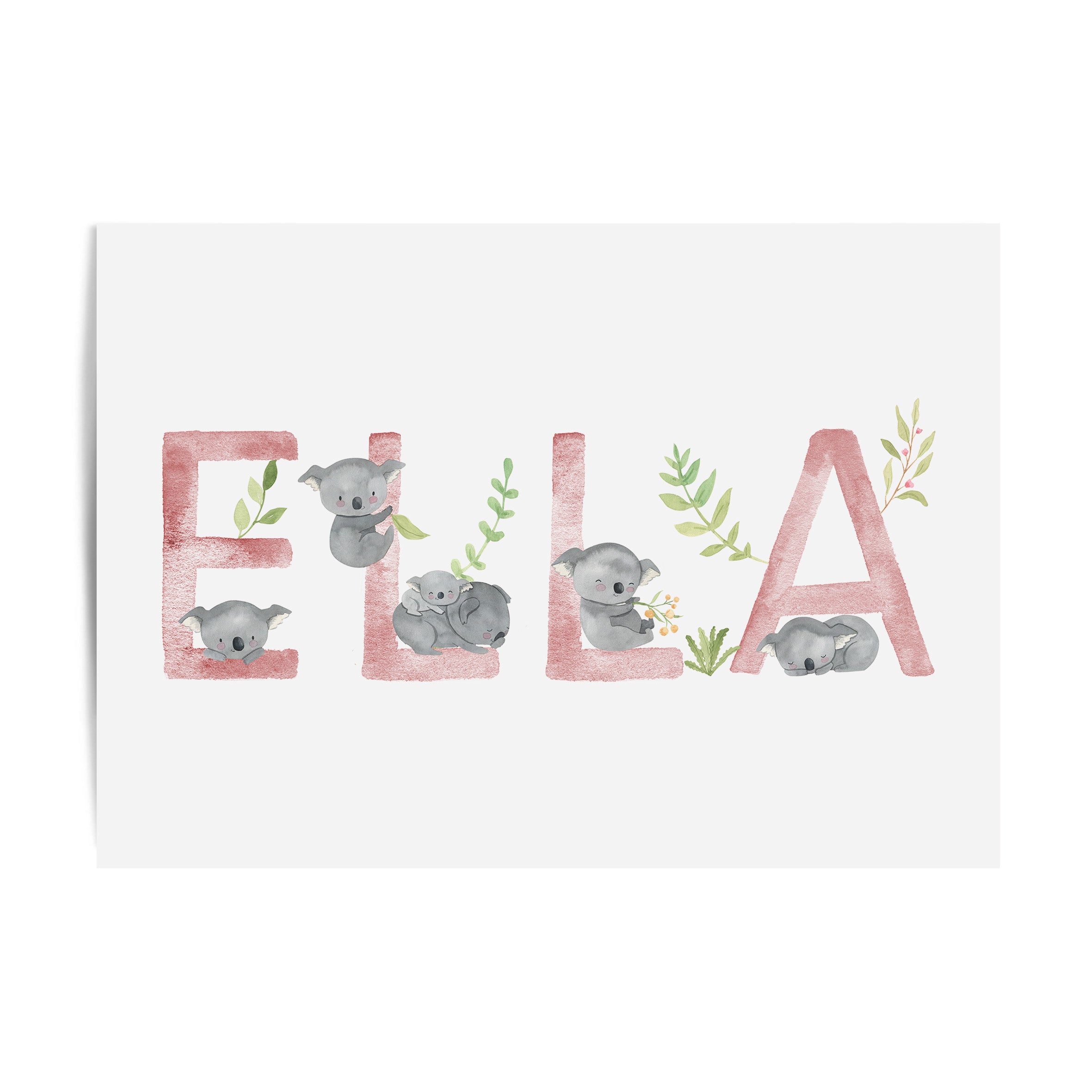 Koala Name Print