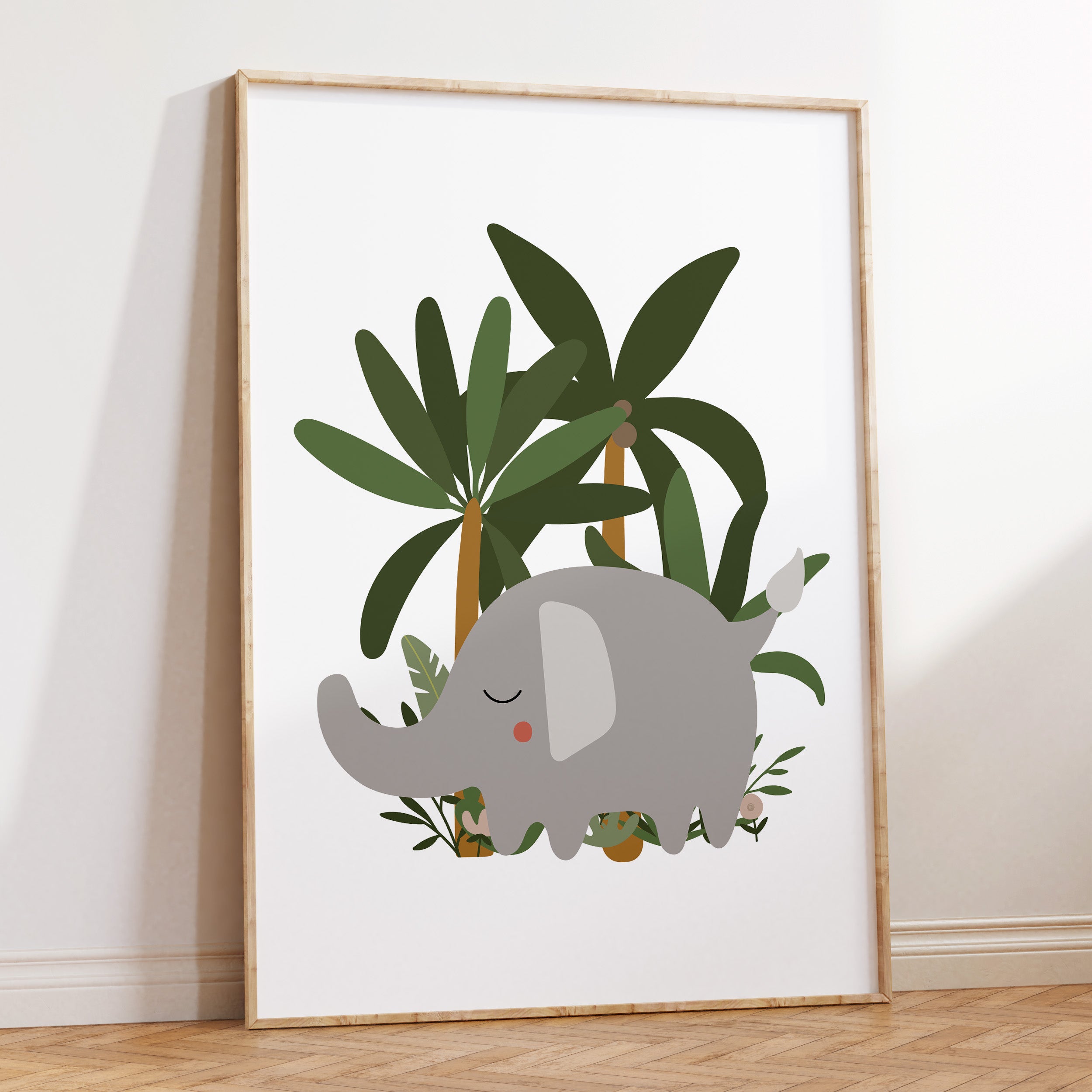 Elephant Jungle Print