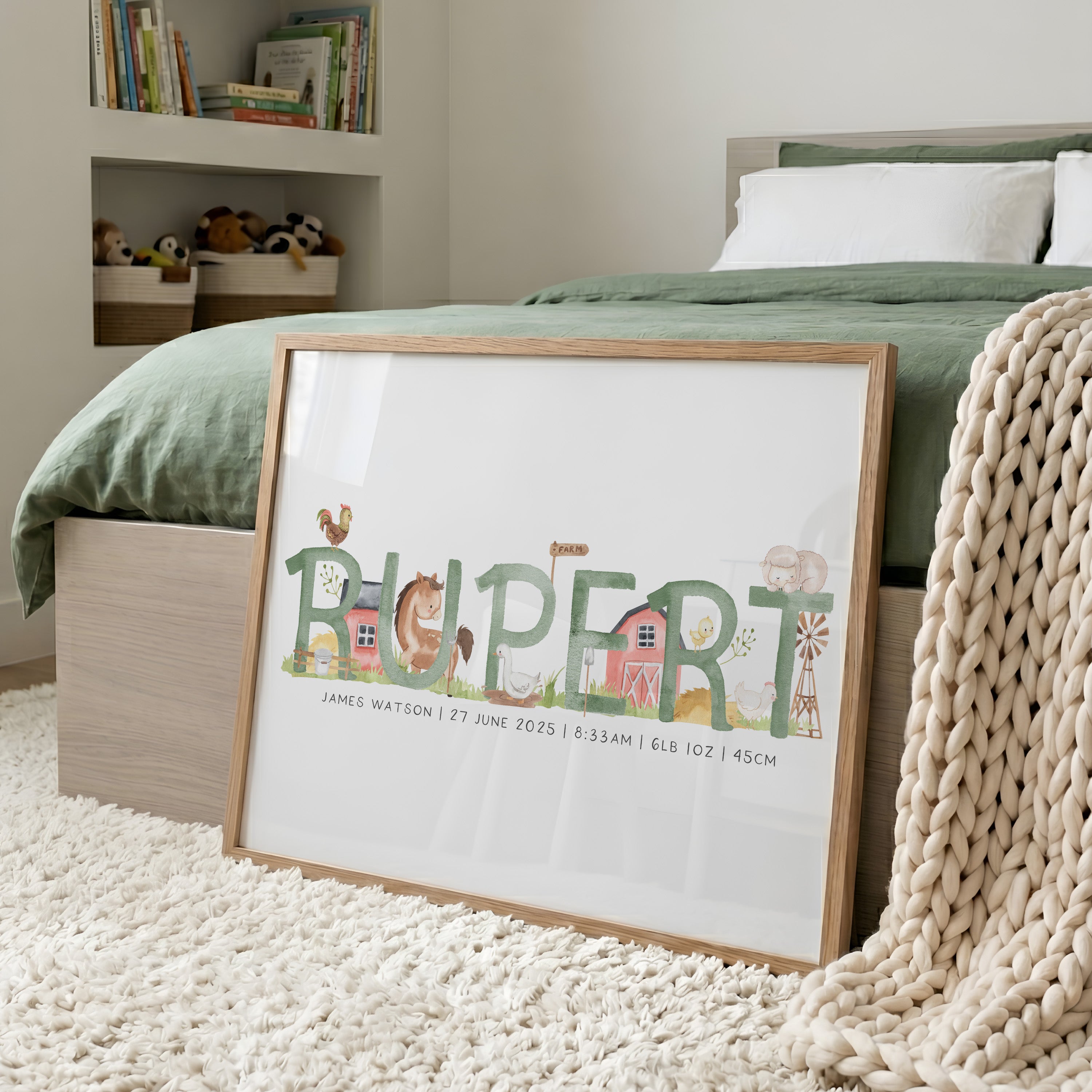 Farm Animal Name Print