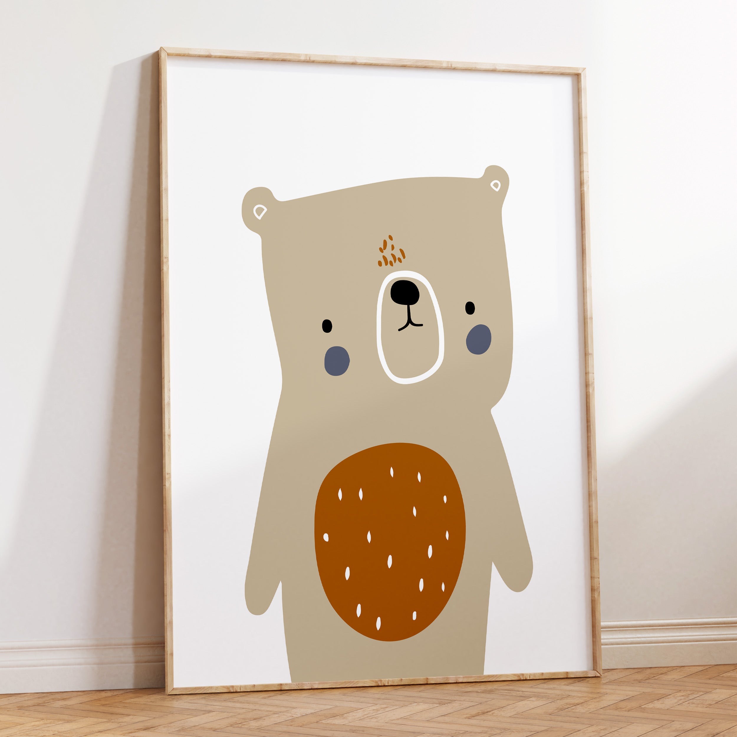 Woodland Bear Print