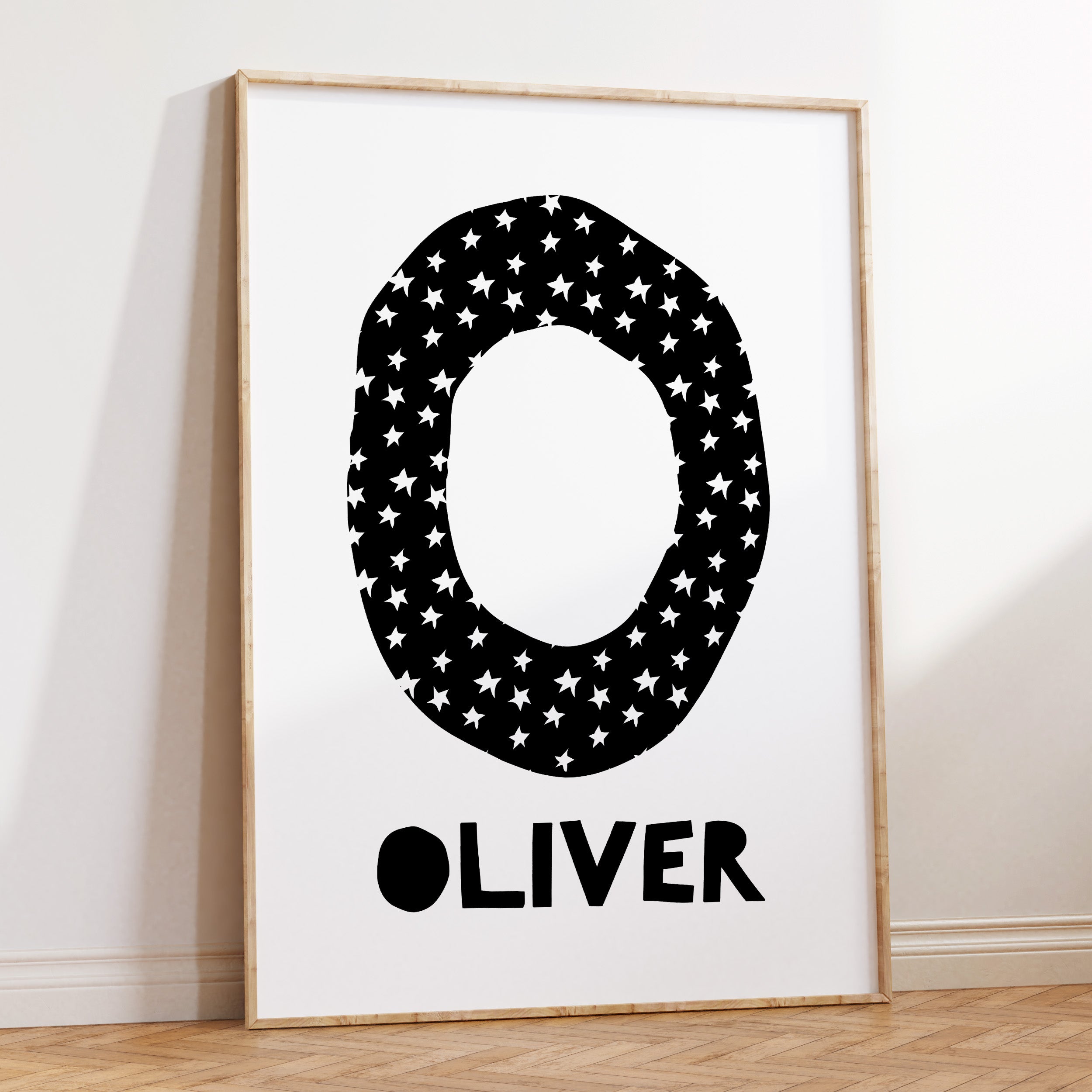 Stars Letter Name Print