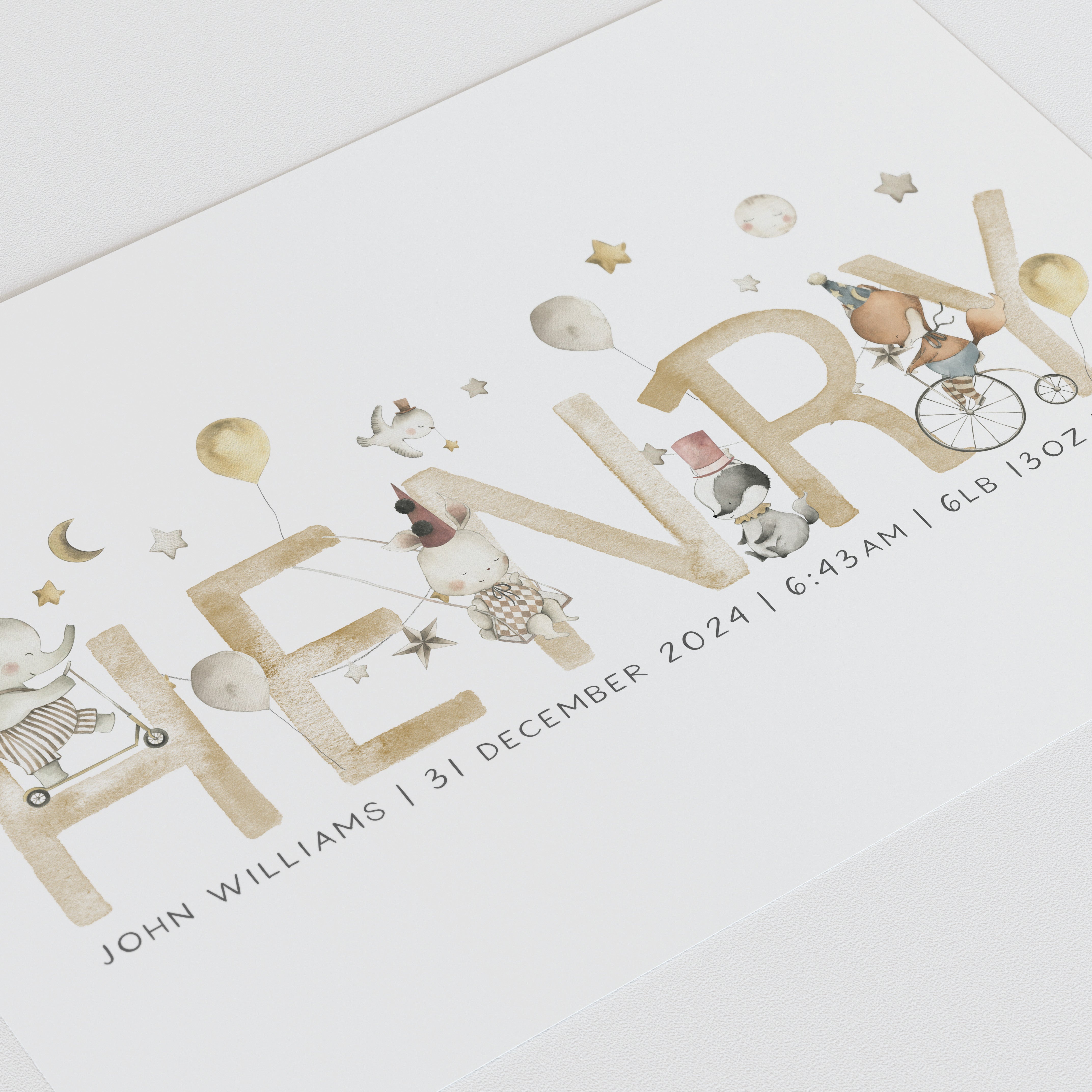 Circus Name Print