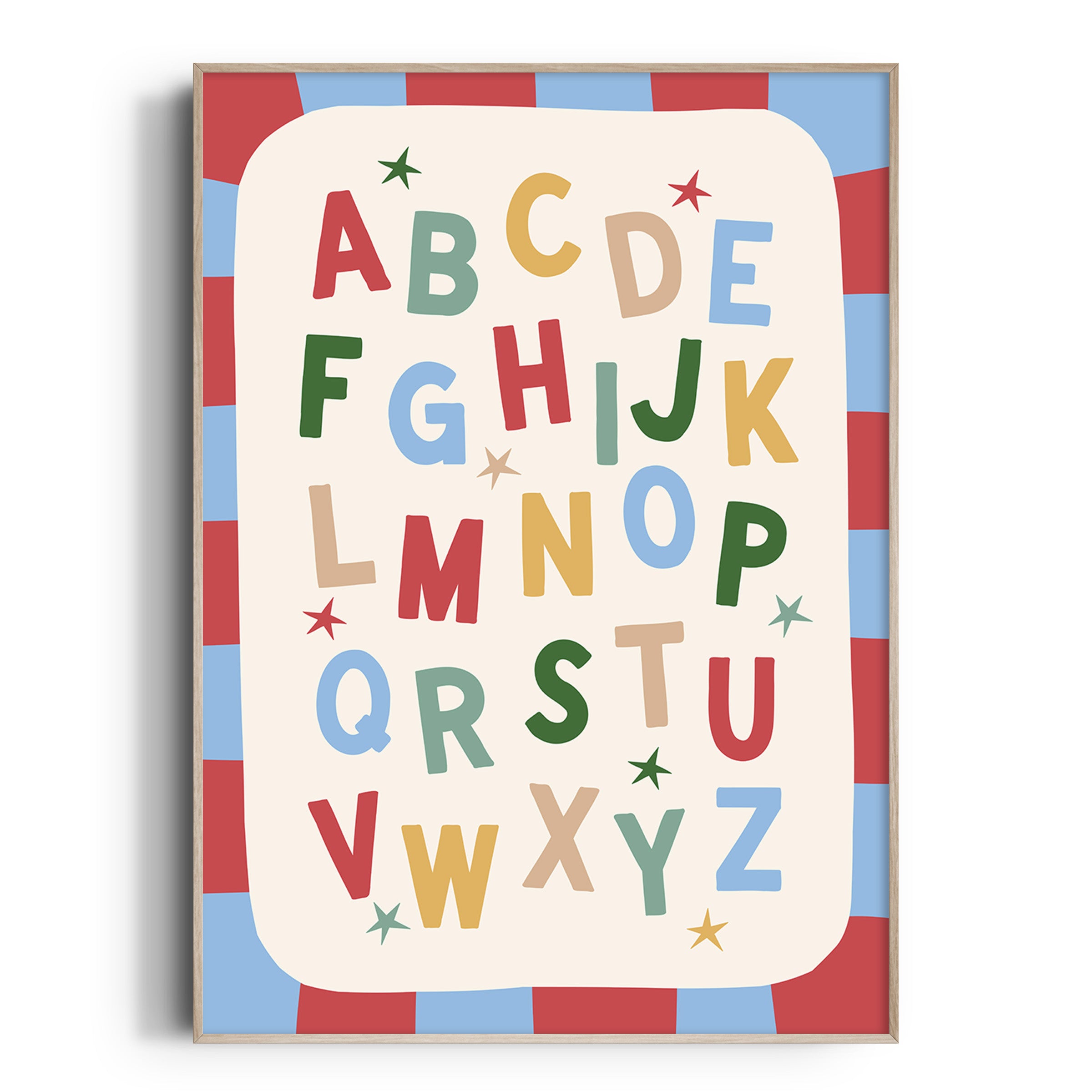 Checker ABC Alphabet Print