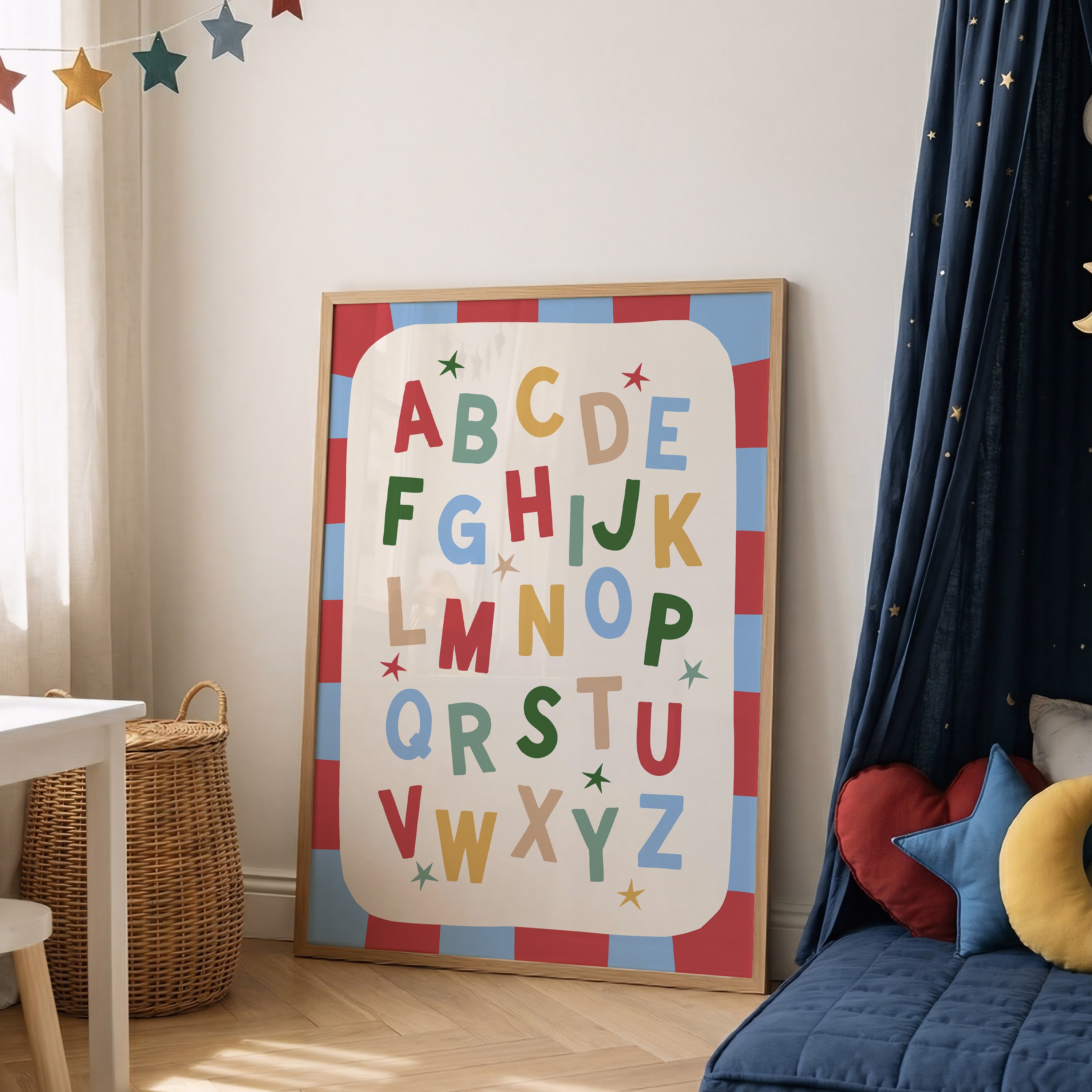 Checker ABC Alphabet Print