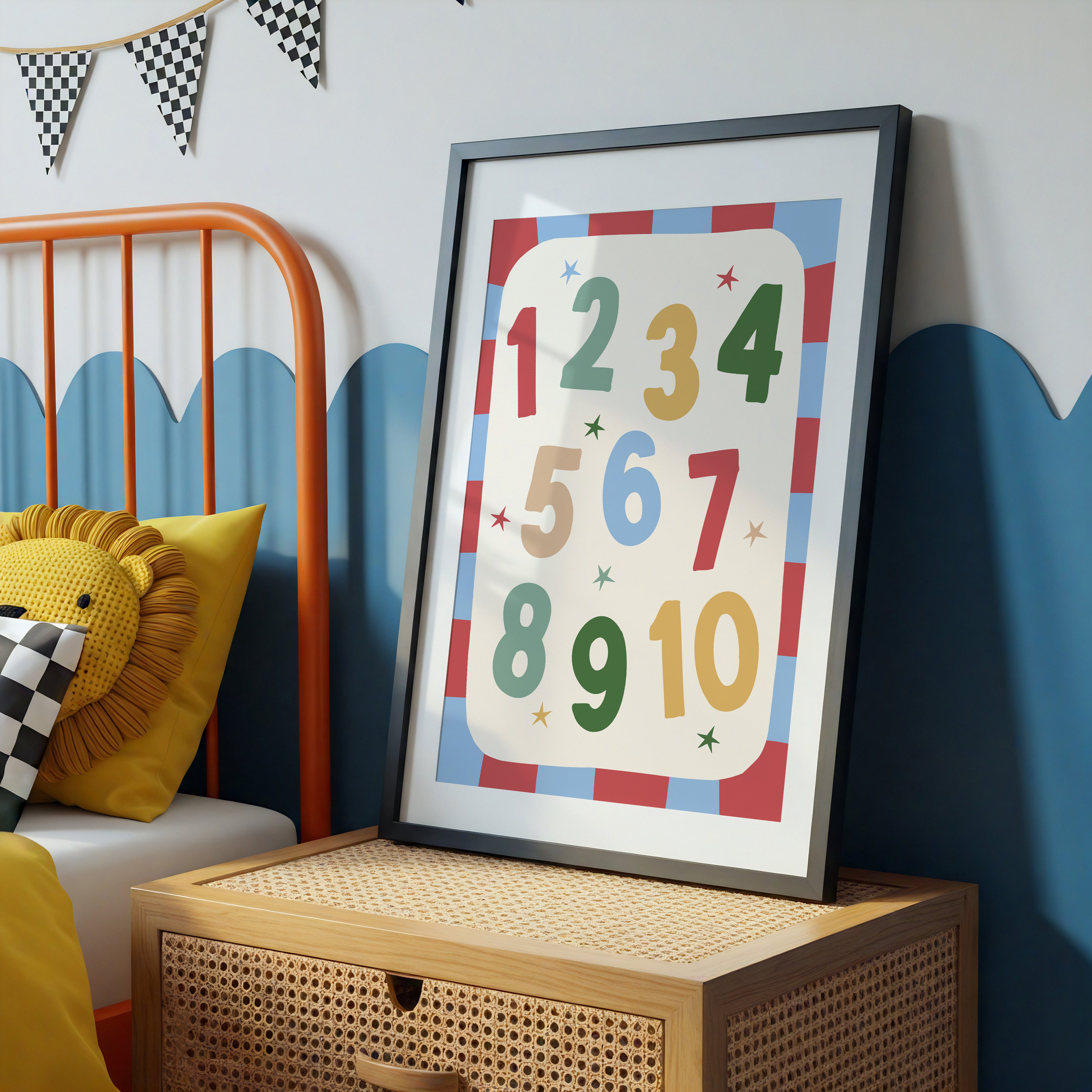 Checker Numbers Print