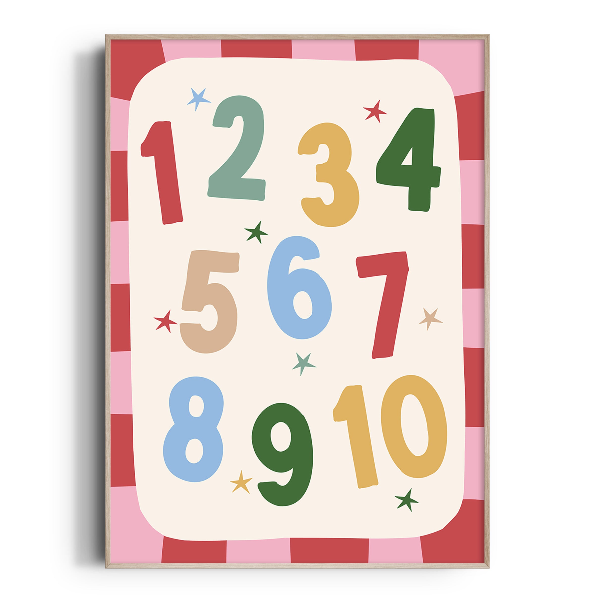 Checker Numbers Print