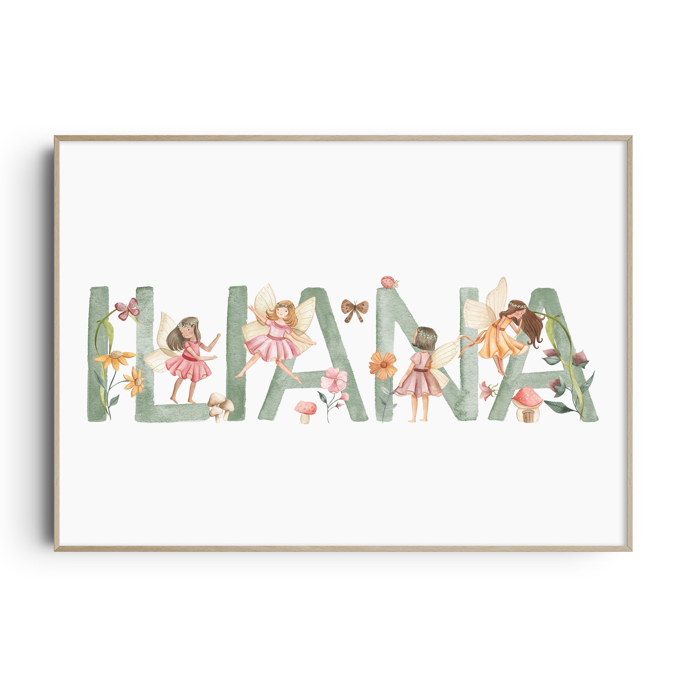 Fairy Name & Birth Print
