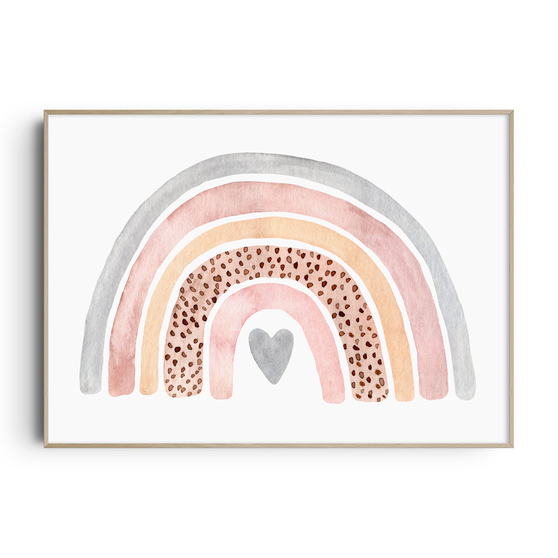 Watercolour Rainbow Print