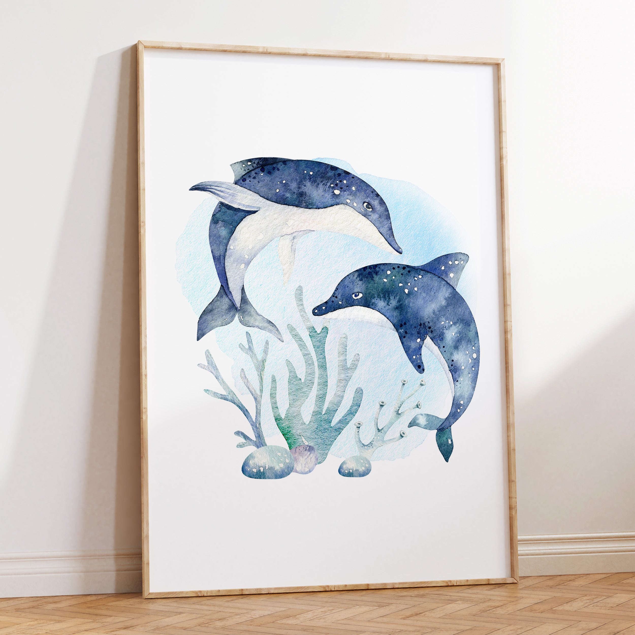 Dolphins Print