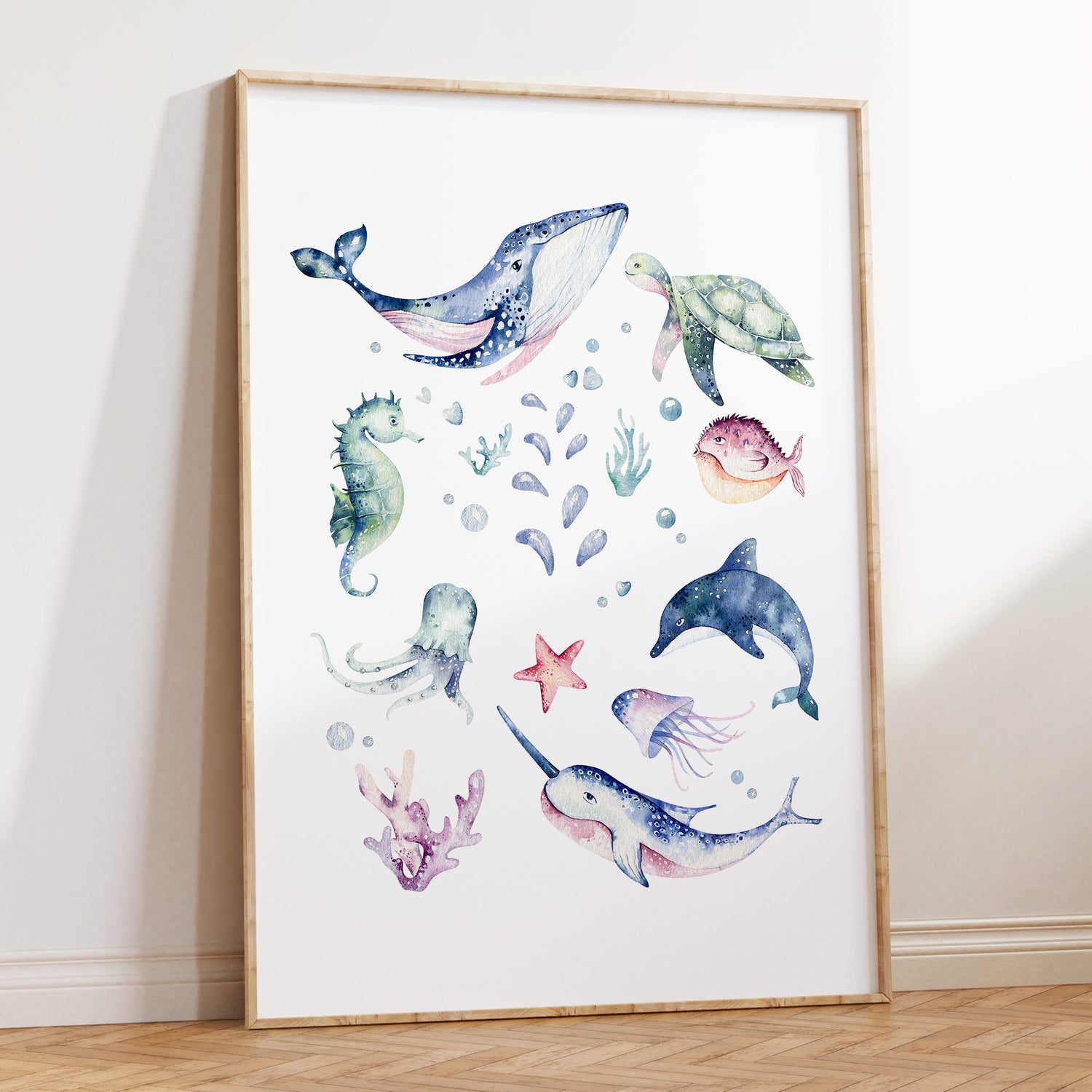 Ocean Animals Print