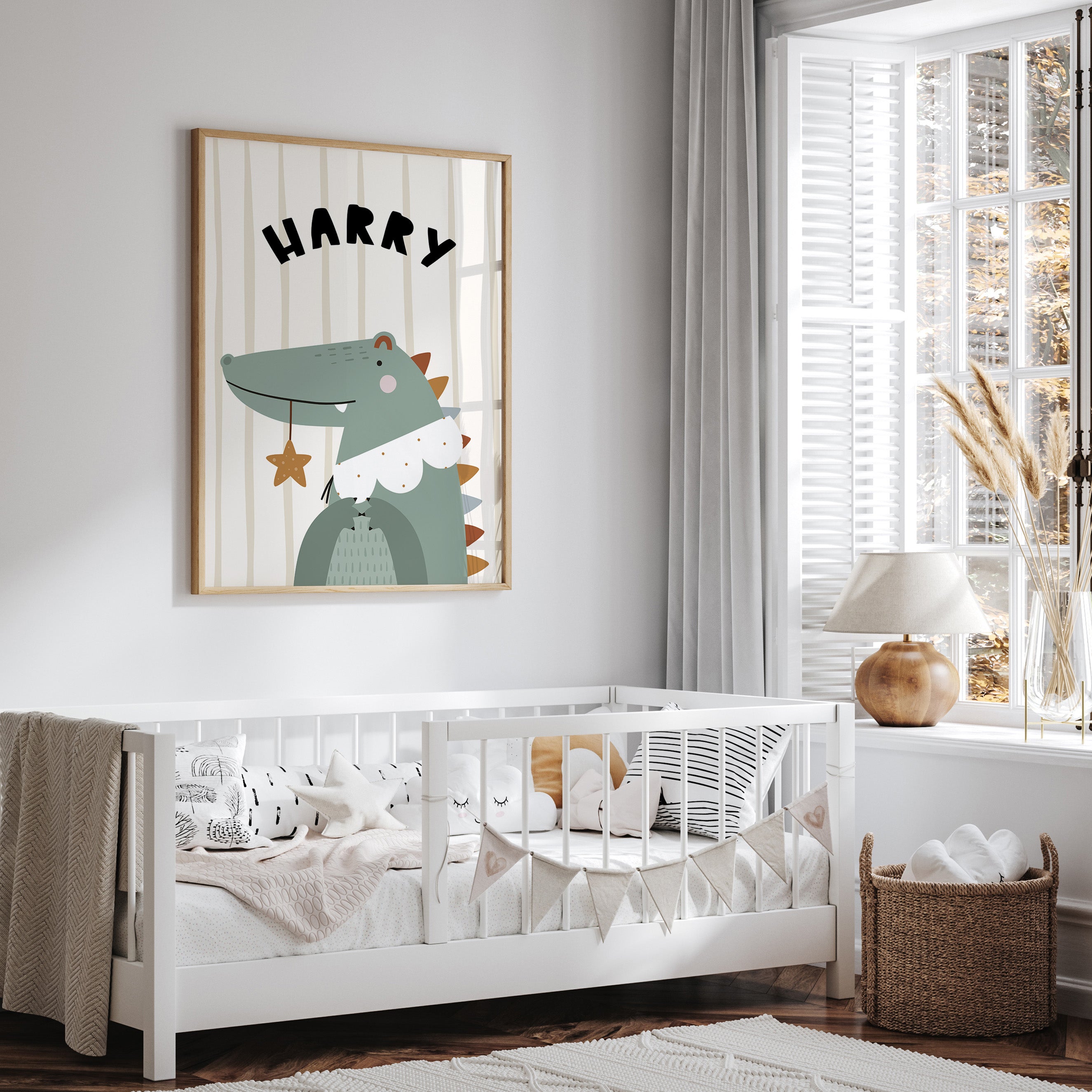 Magic Safari Animal Name Print - Crocodile