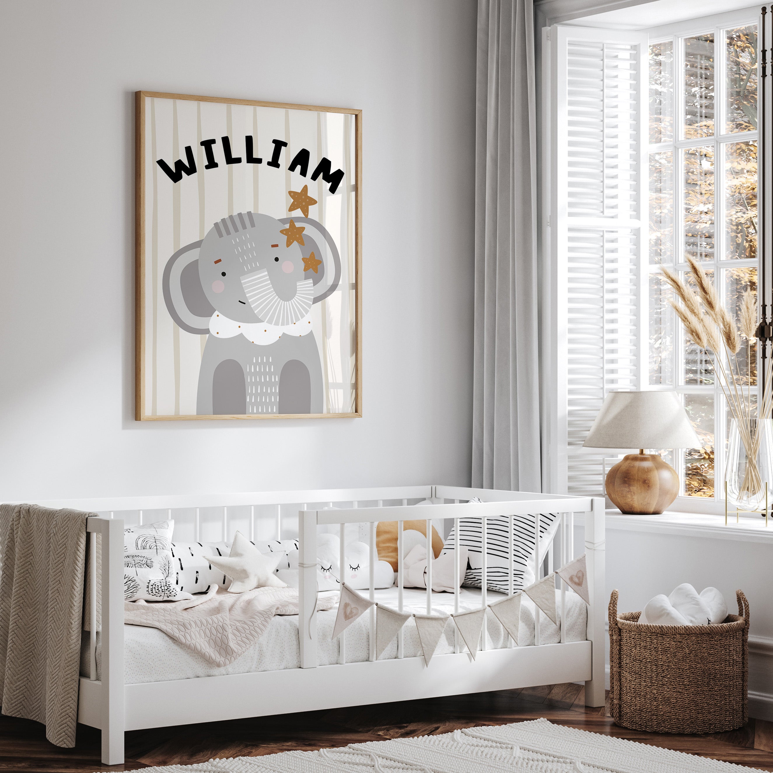 Magic Safari Animal Name Print - Elephant