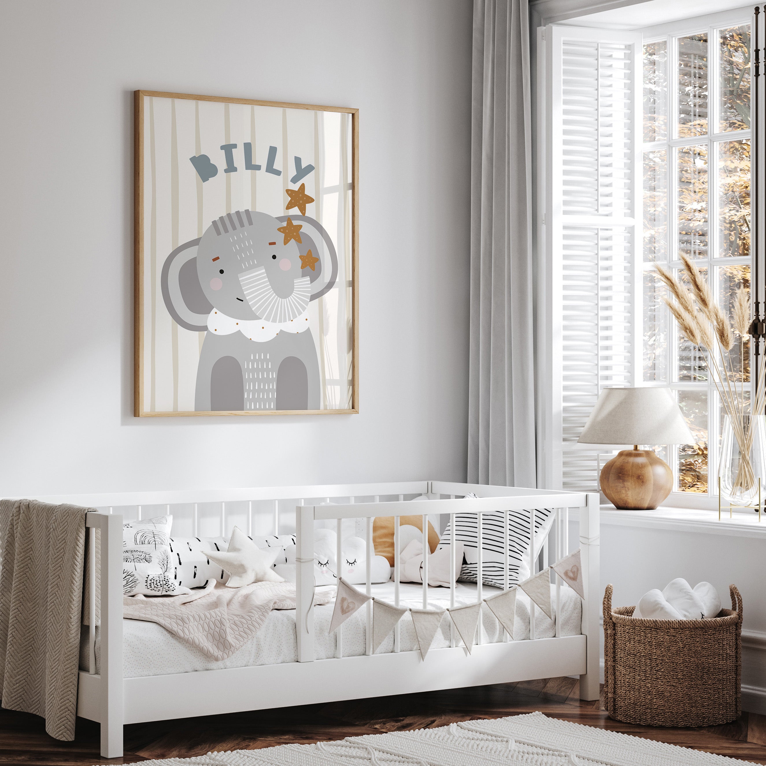 Magic Safari Animal Name Print - Elephant