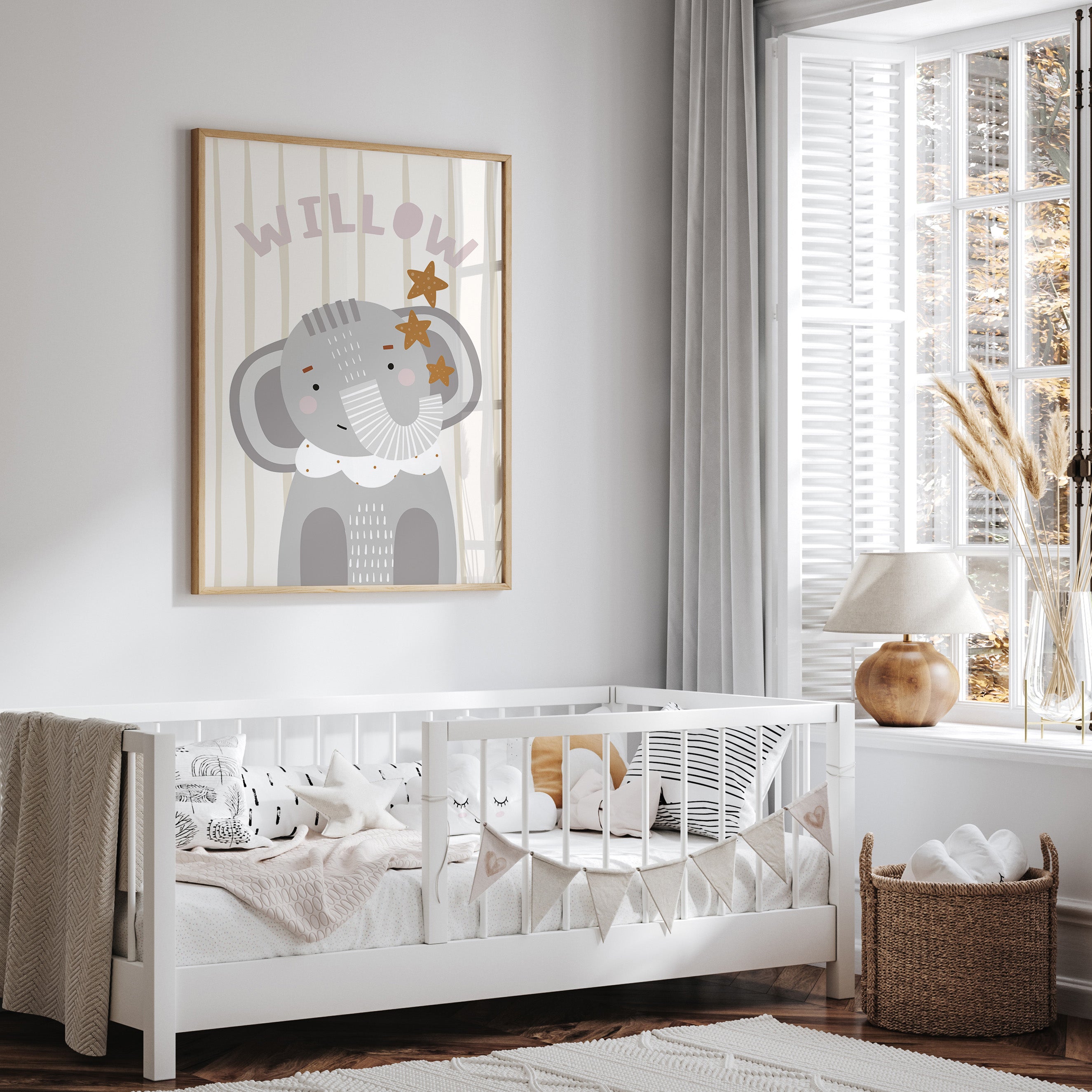 Magic Safari Animal Name Print - Elephant
