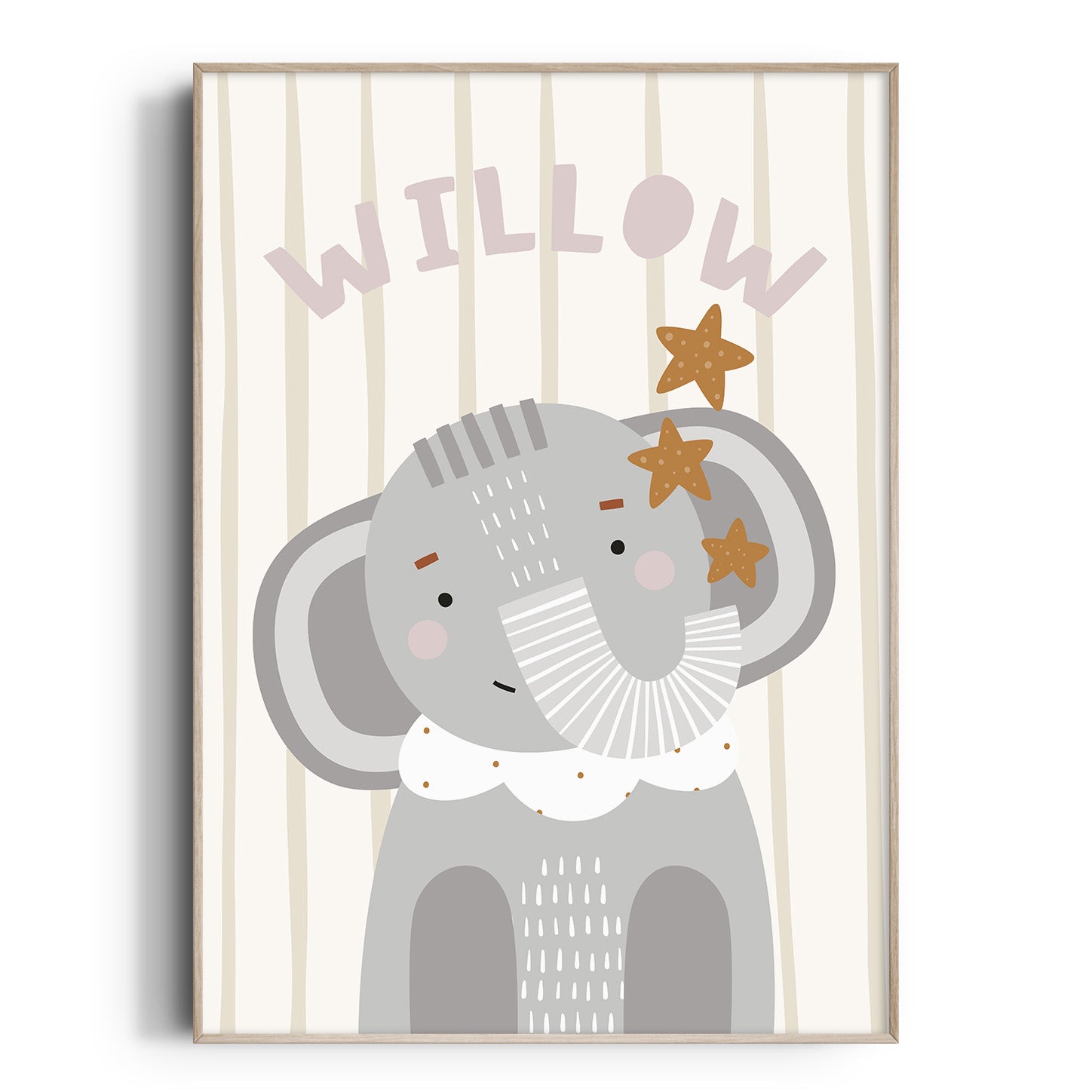 Magic Safari Animal Name Print - Elephant