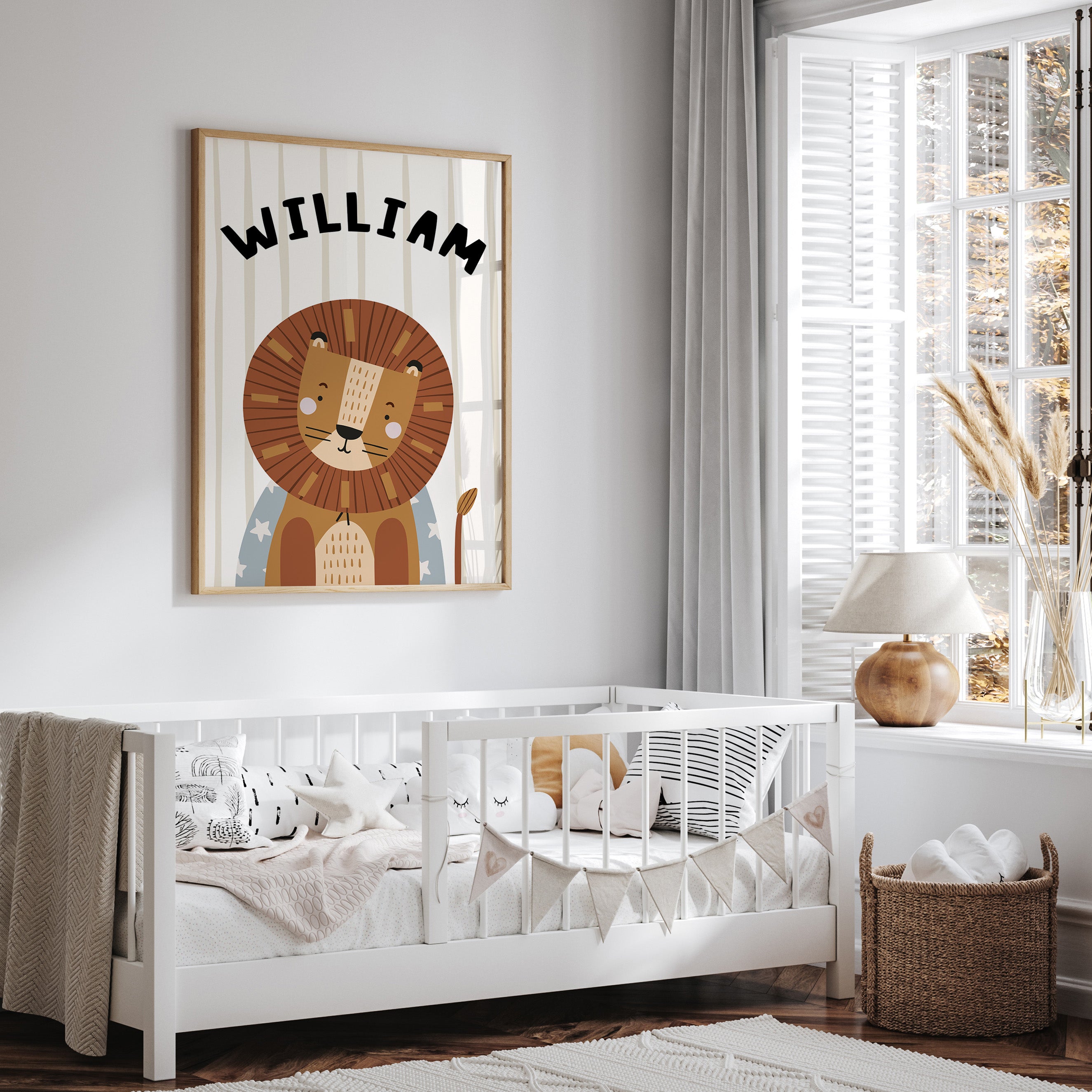 Magic Safari Animal Name Print - Lion