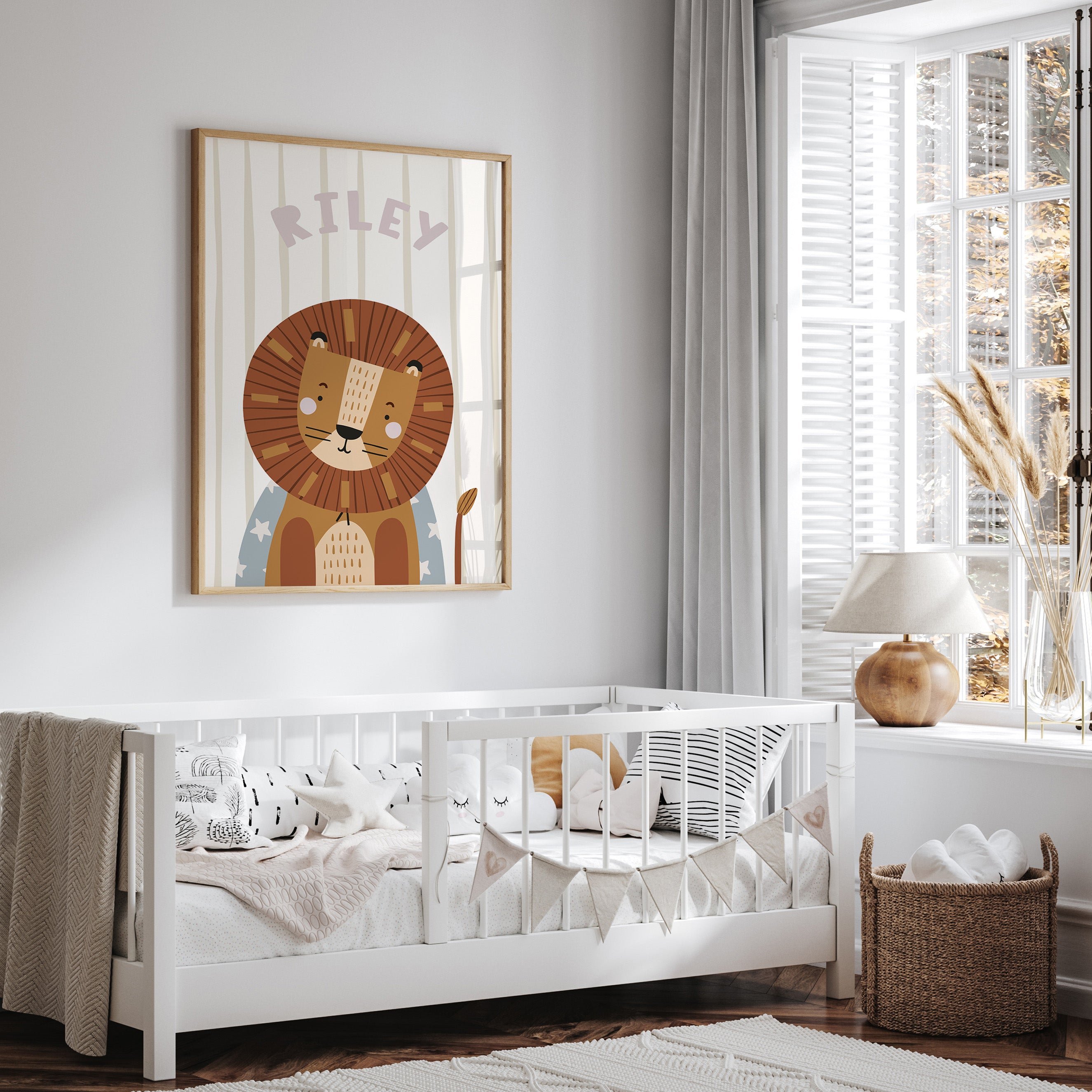 Magic Safari Animal Name Print - Lion