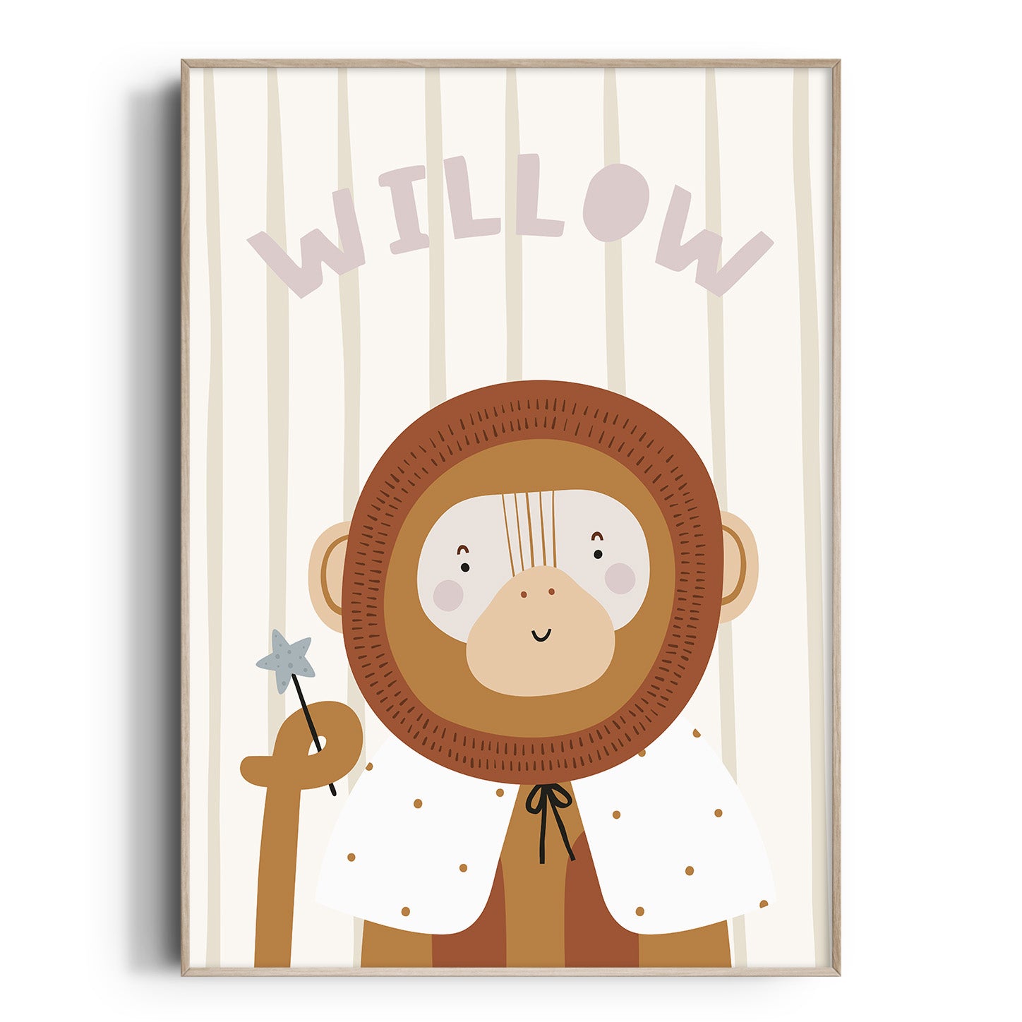 Magic Safari Animal Name Print - Monkey