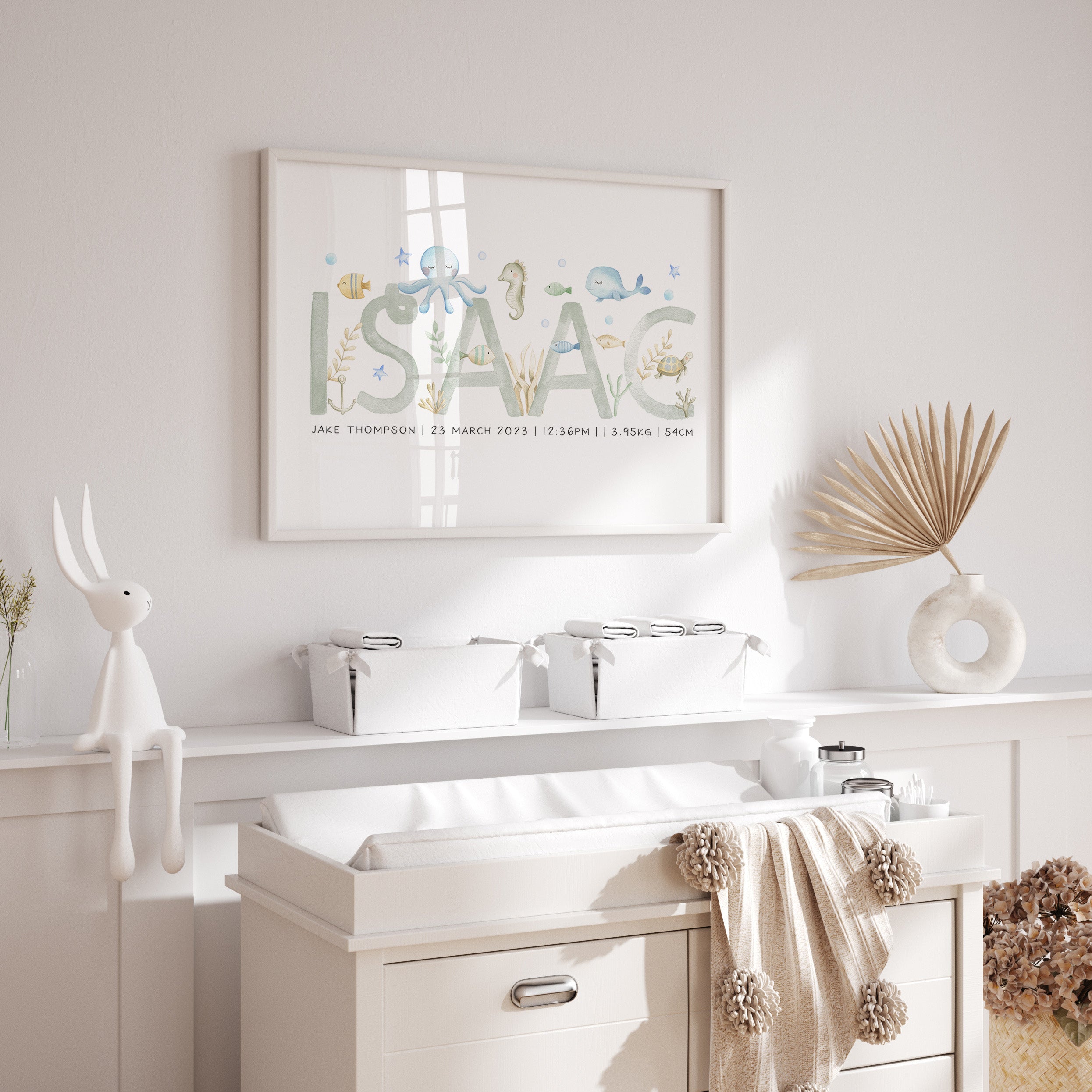 Sea Animals Name Print