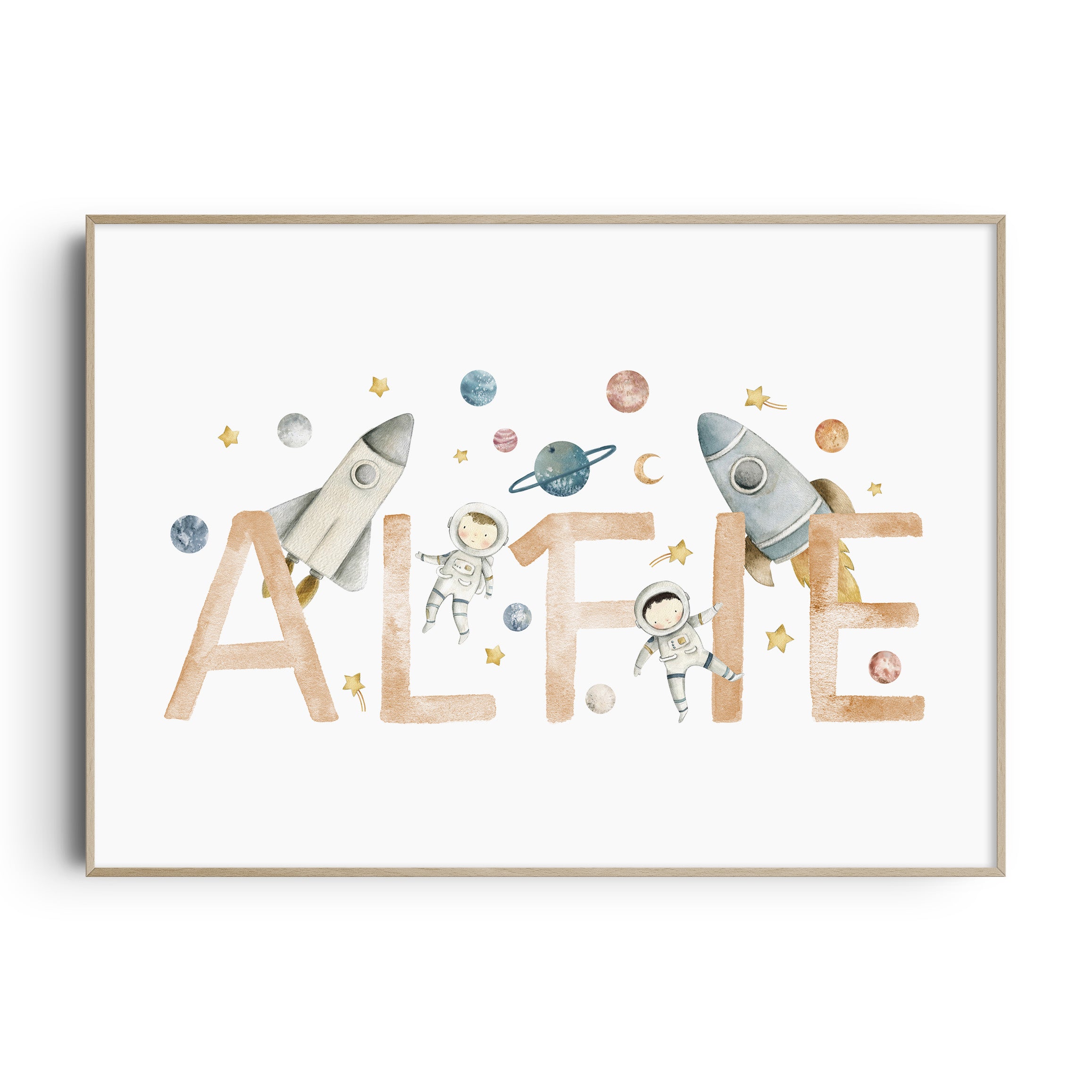 Space Name Print
