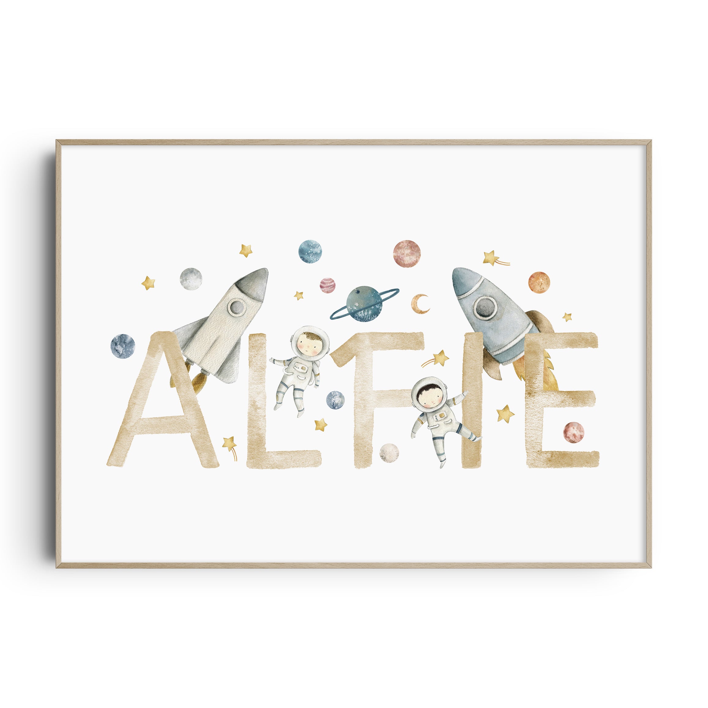 Space Name Print