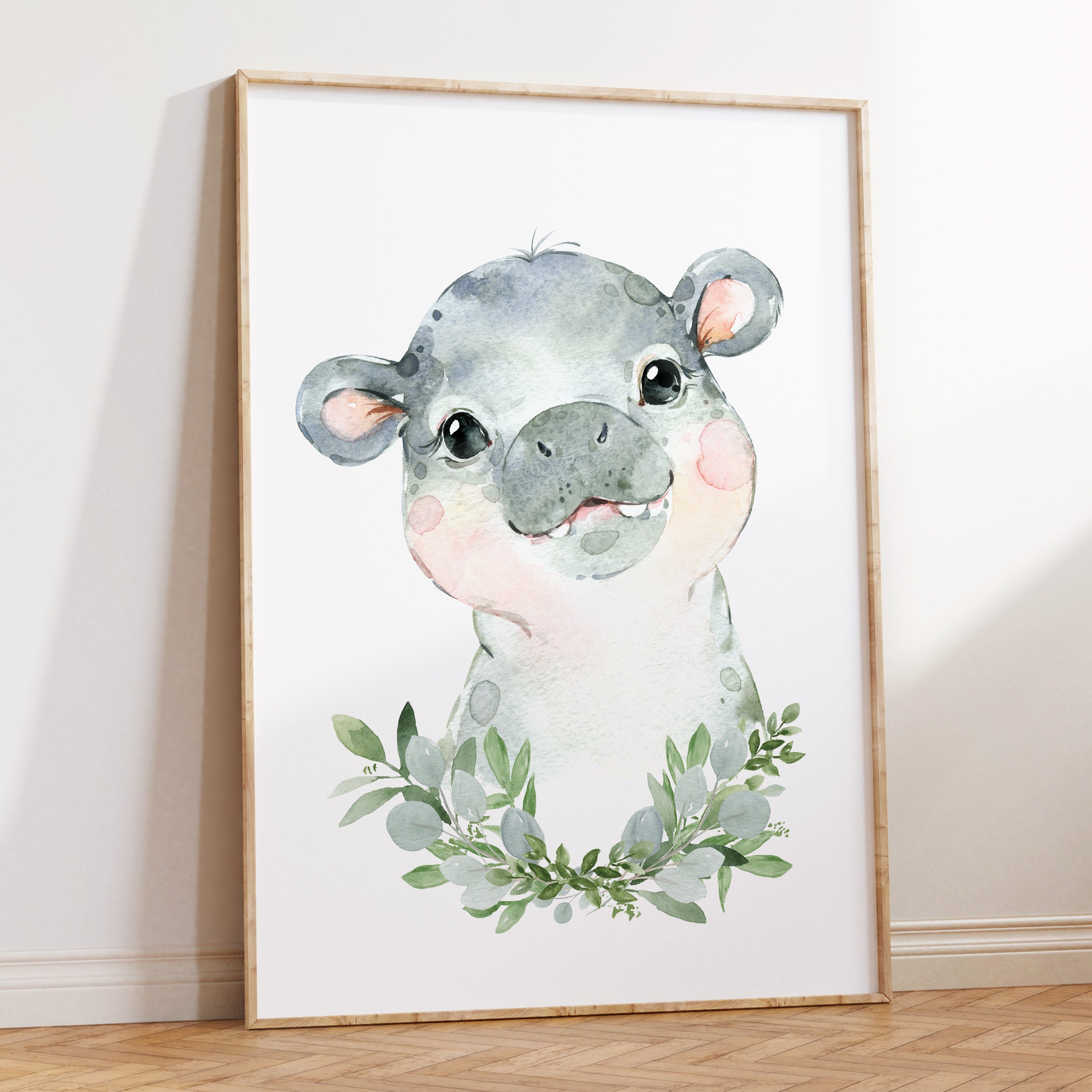 Baby Hippo Print