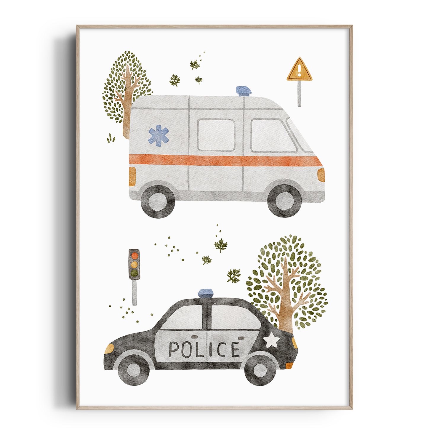 Emergency Vehicles Print