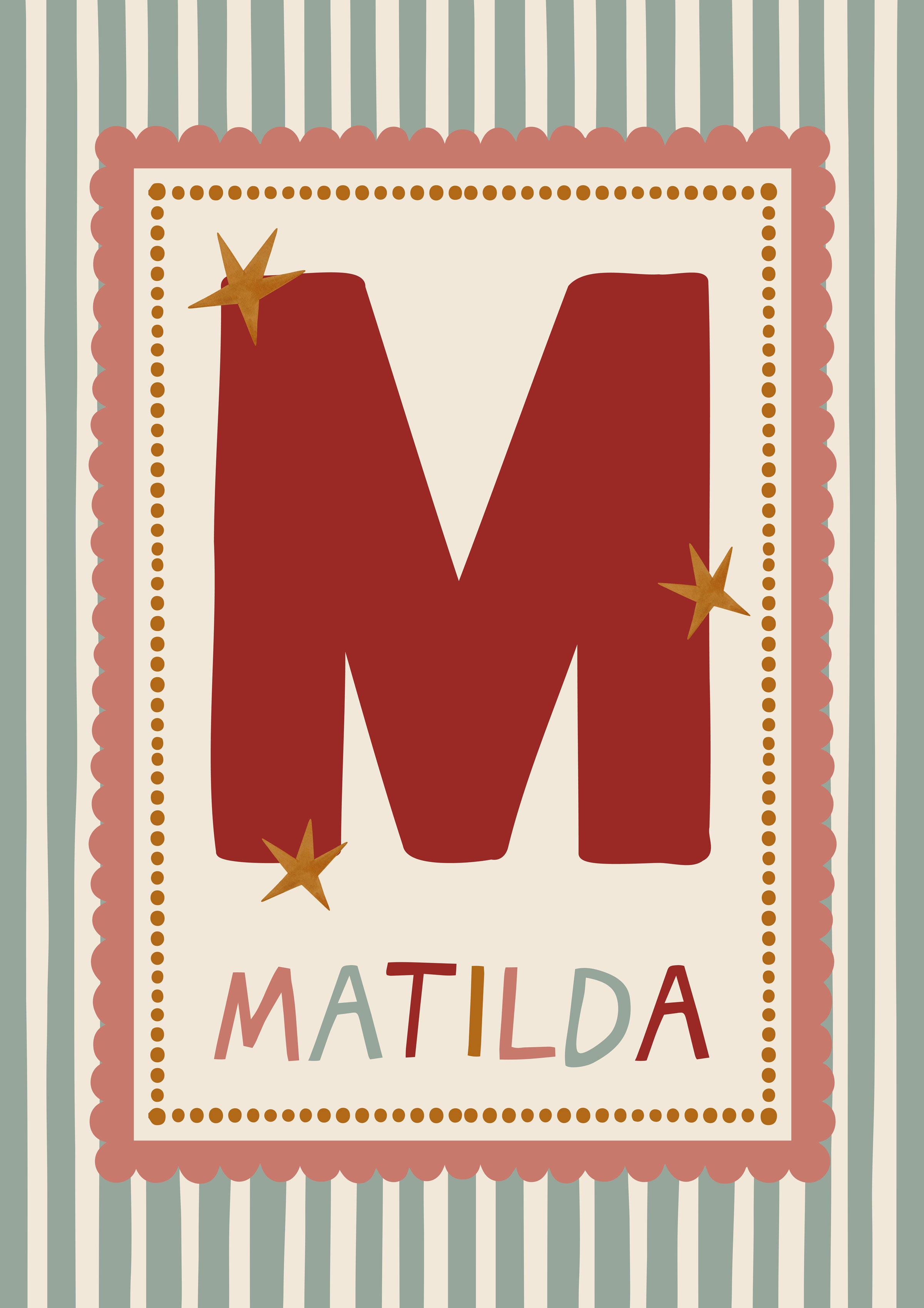 Girls Letter & Name Prints