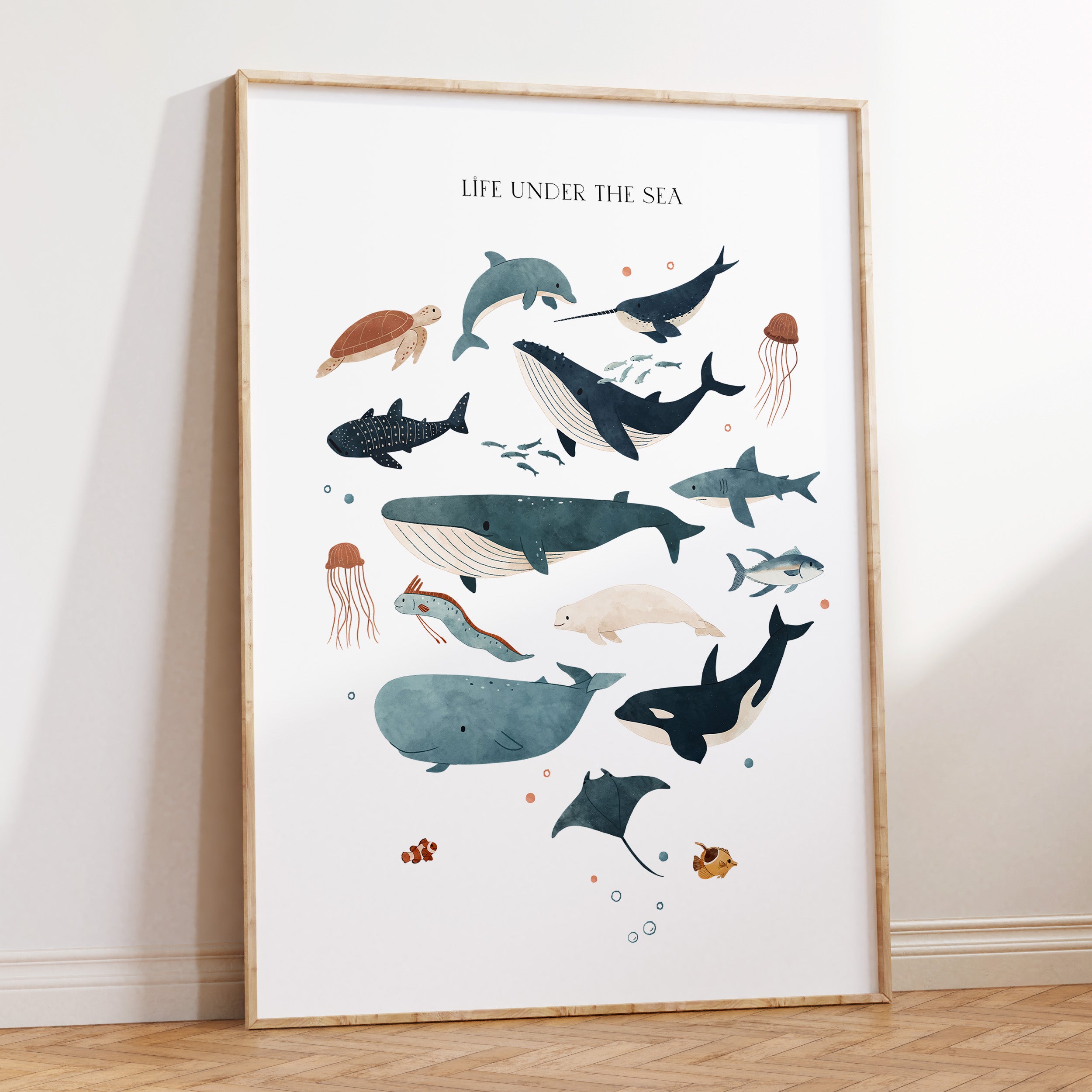 Ocean Animals Print